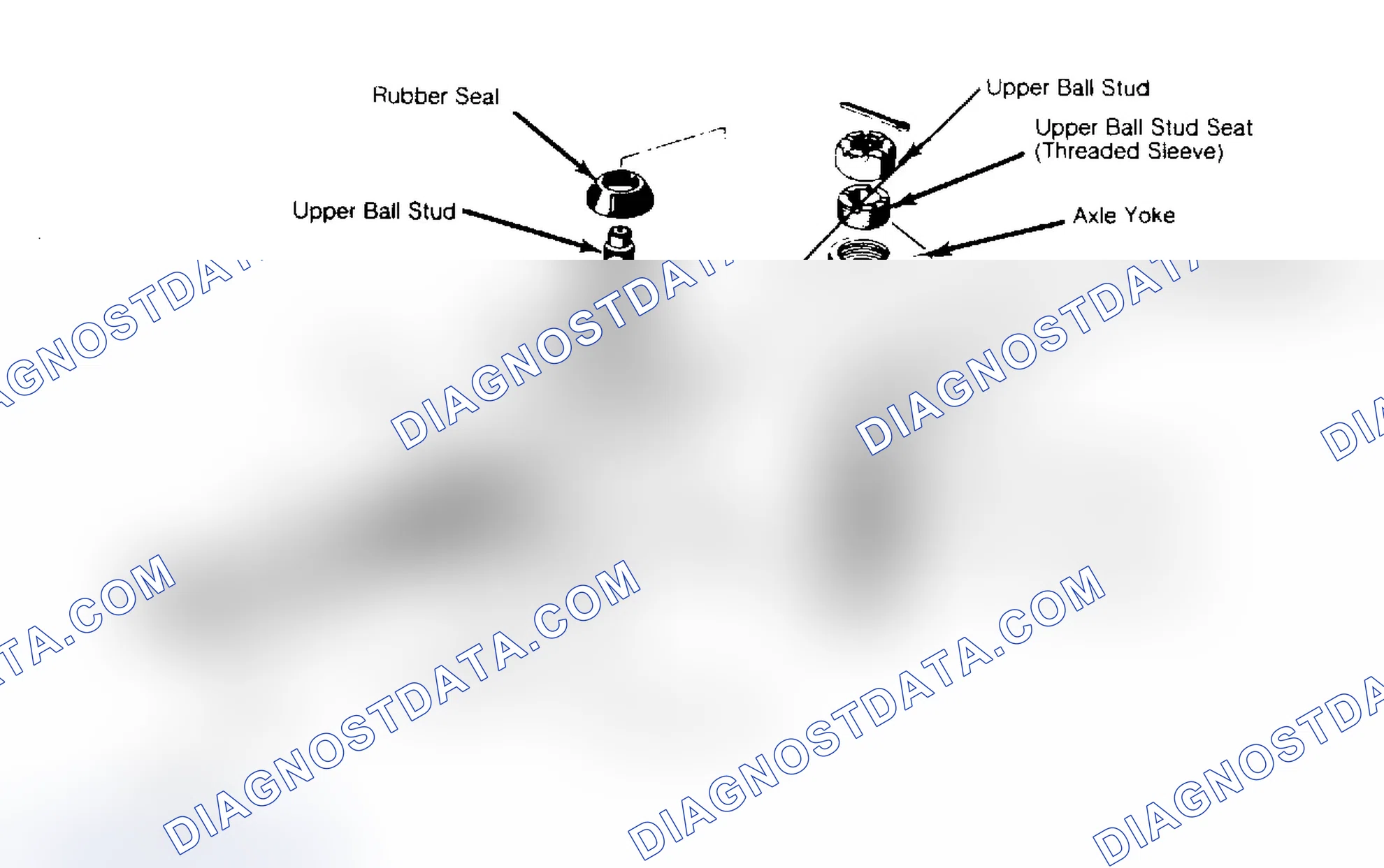 Scheme 1: Exploded View Of Ball Joint Type Steering Knuckle Assembly
