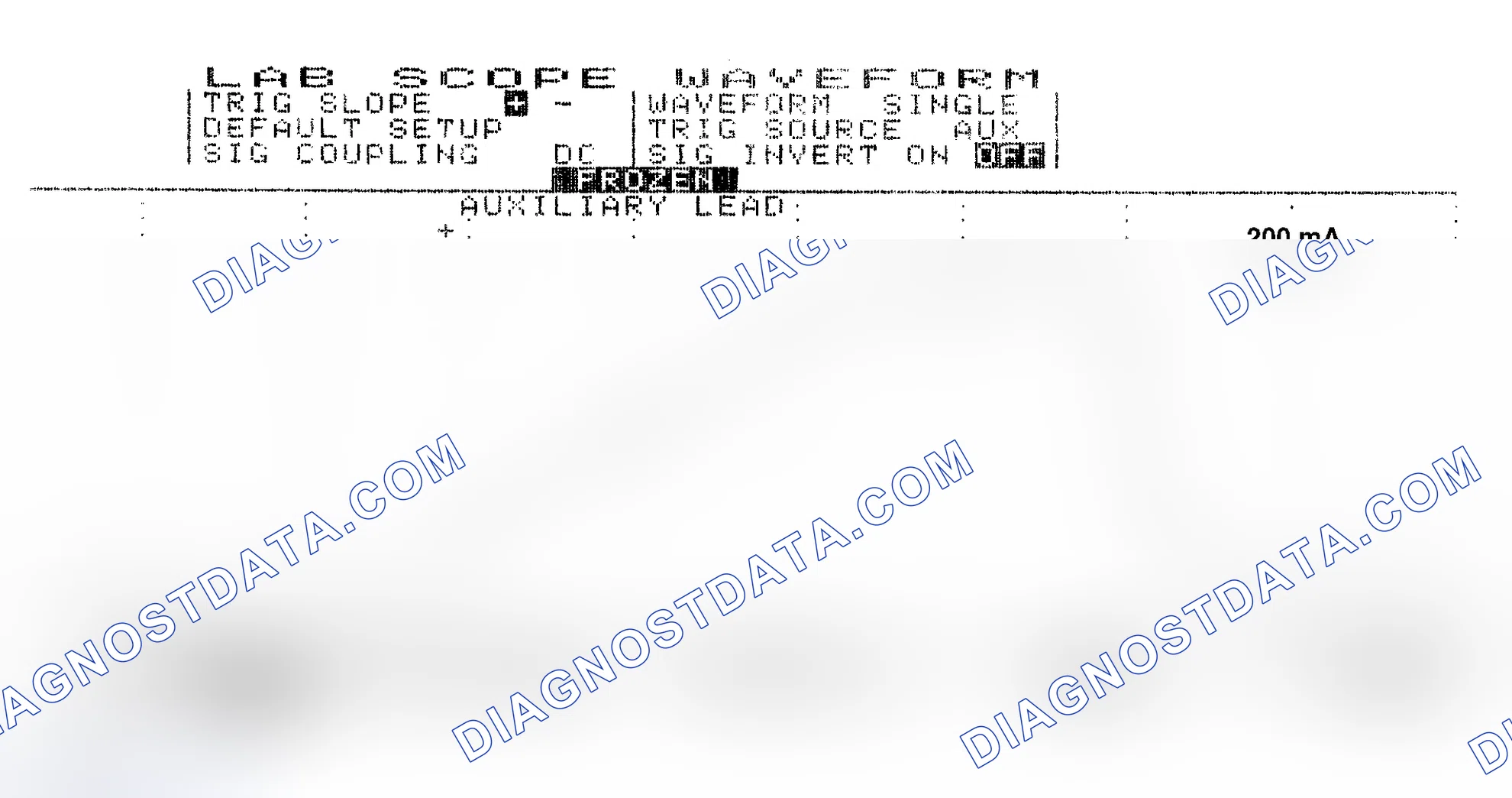 Scheme 13: Single Injector w/Normal Current Flow - Current Pattern