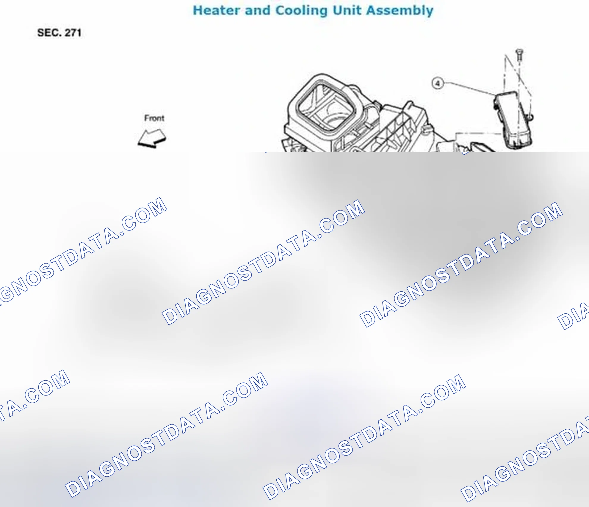 Scheme 187: Heater Core: Component