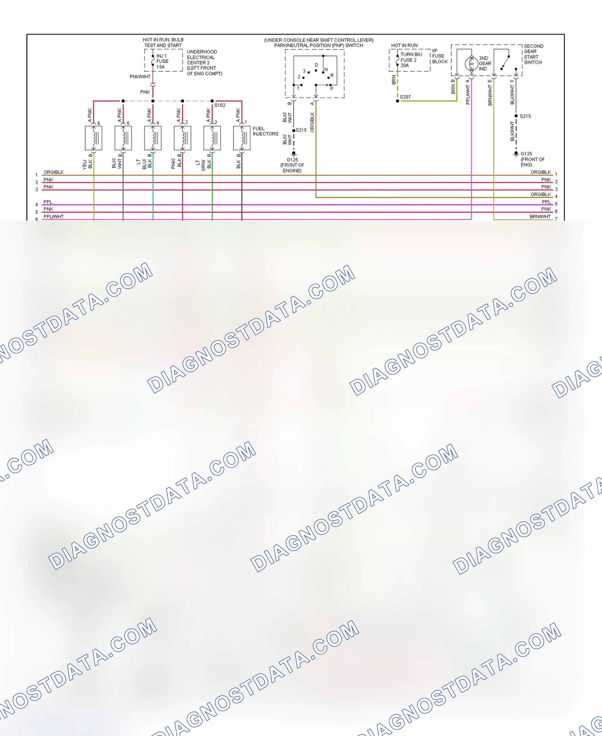 Scheme 24: PCM Wiring Diagram (Camaro & Firebird - 3.8L - 2 Of 4)