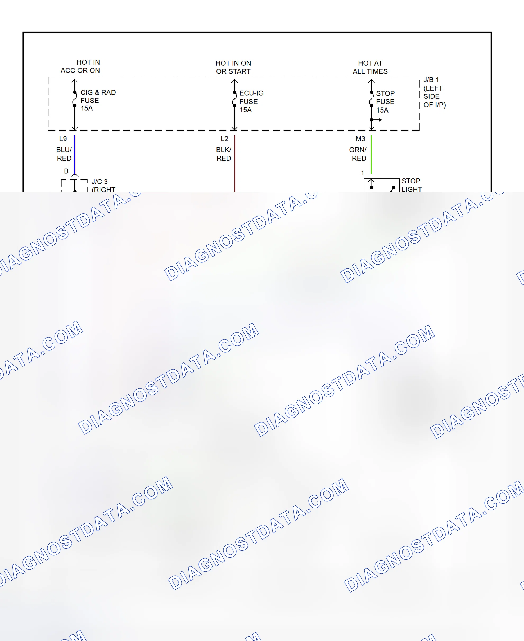 Scheme 11: Shift Interlock System Wiring Diagram (1995-96 Camry)