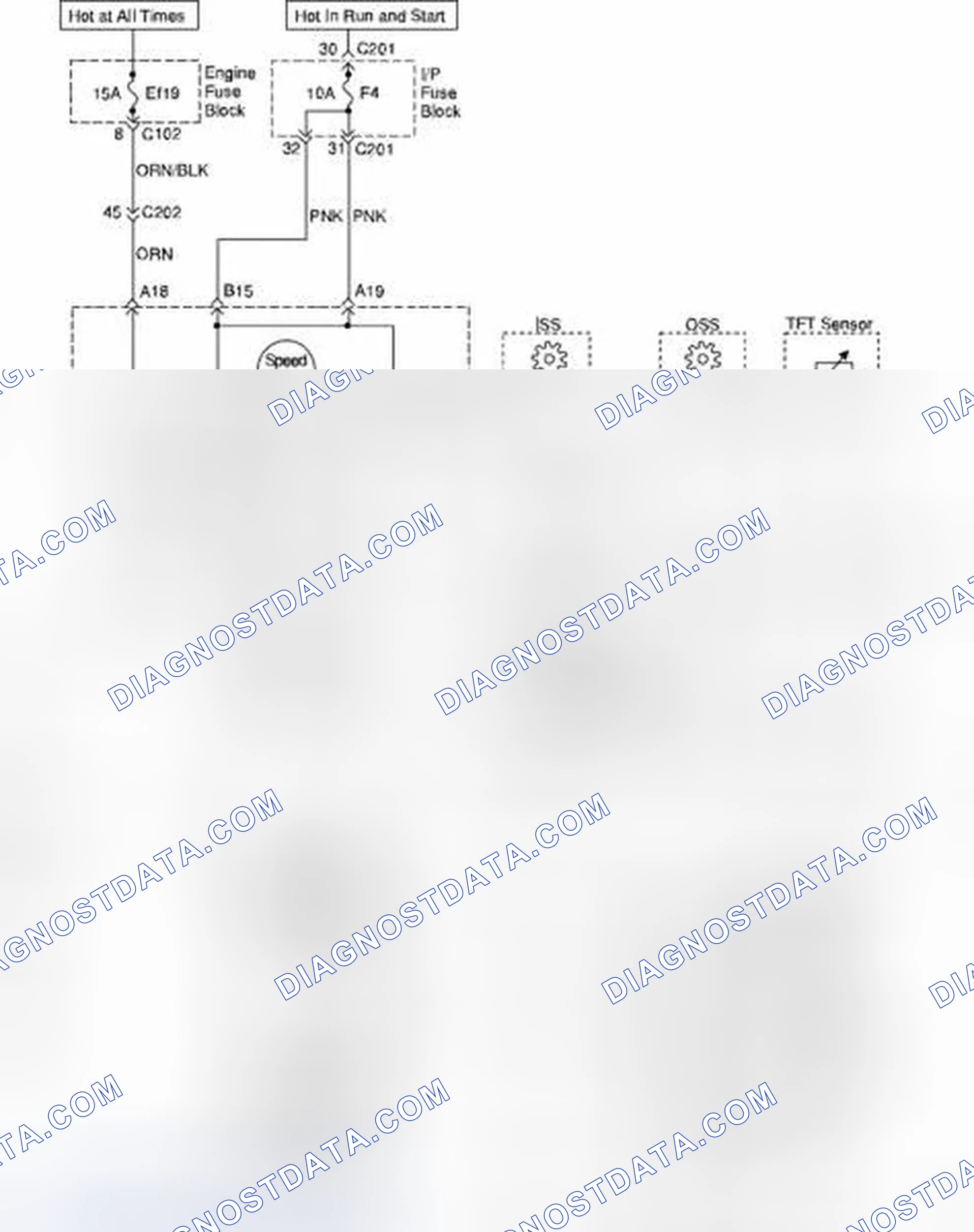 Scheme 135: Transaxle Control Module Circuit Wiring Diagram