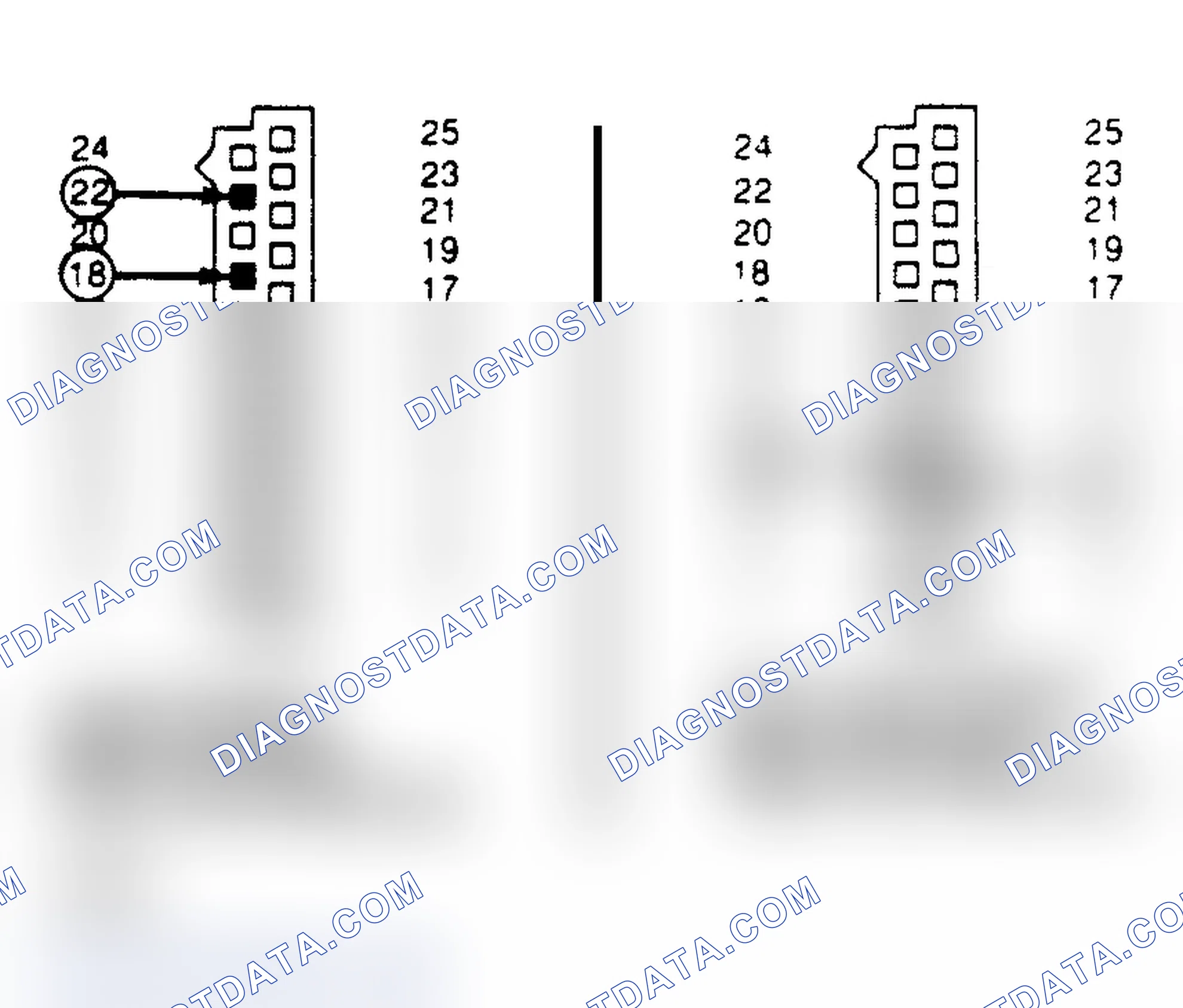 Scheme 149: Logic Module Red Connector View From Wire End & Test Logic Module White Connector View From Wire End