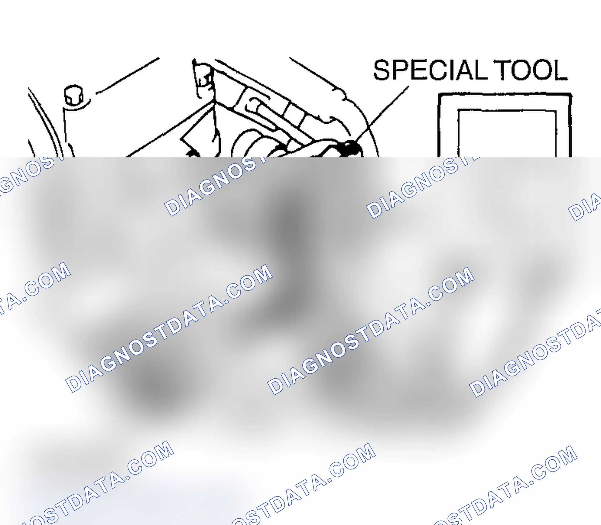 Scheme 237: IF INSPECTING WITH THE CONNECTOR CONNECTED < ORDINARY (NON-WATERPROOF) CONNECTORS>