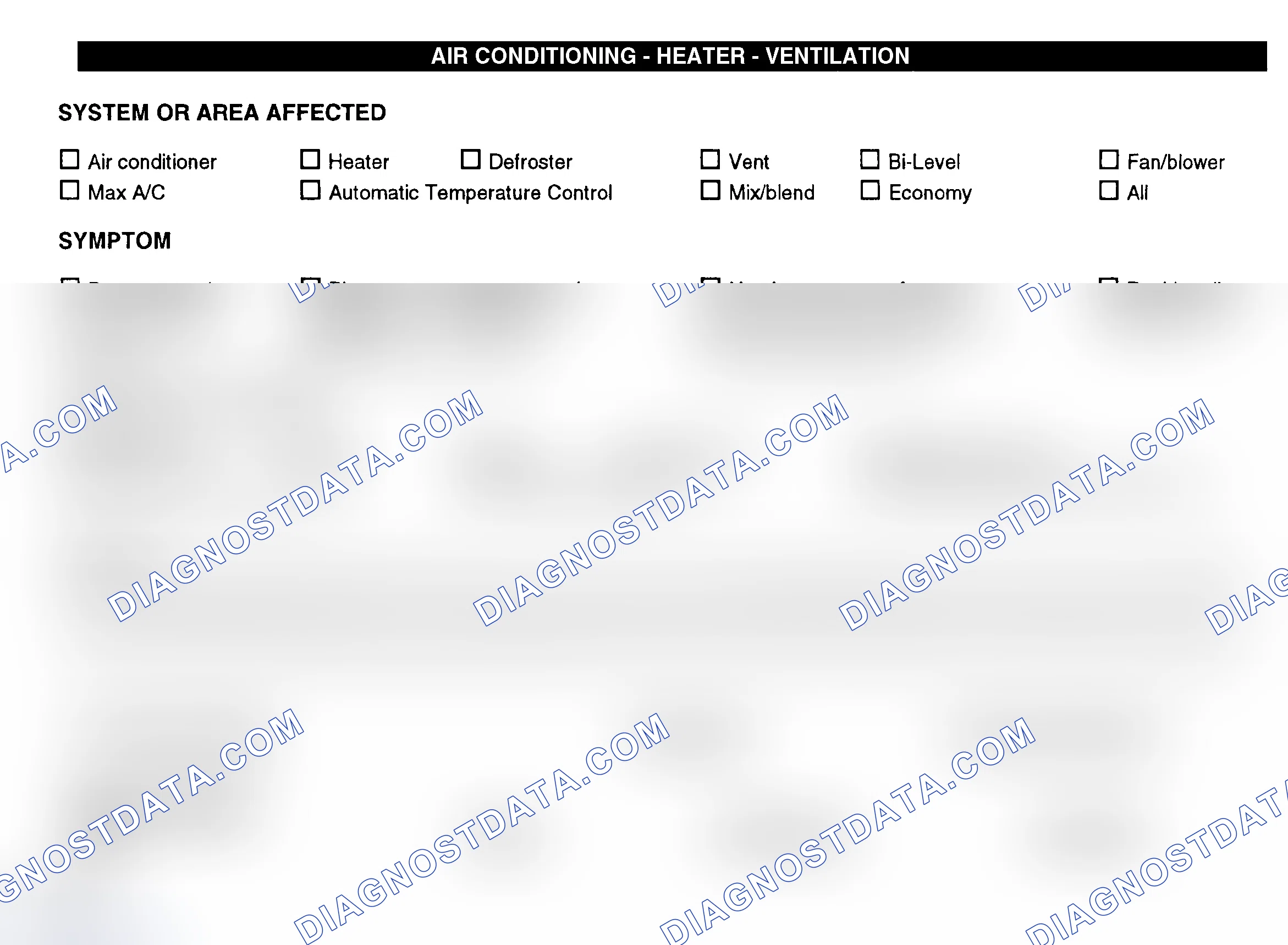 Scheme 8: Air Conditioning, Heater & Ventilation