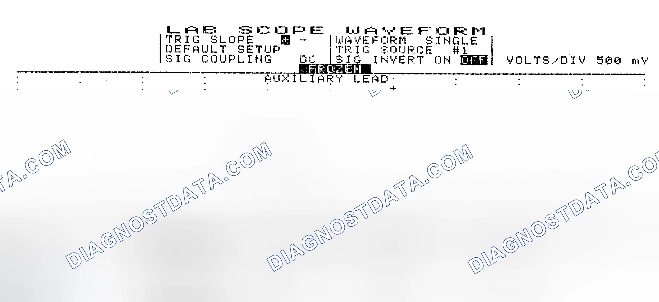 Scheme 10: Single Injector w/Excessive Current Flow - Current Pattern
