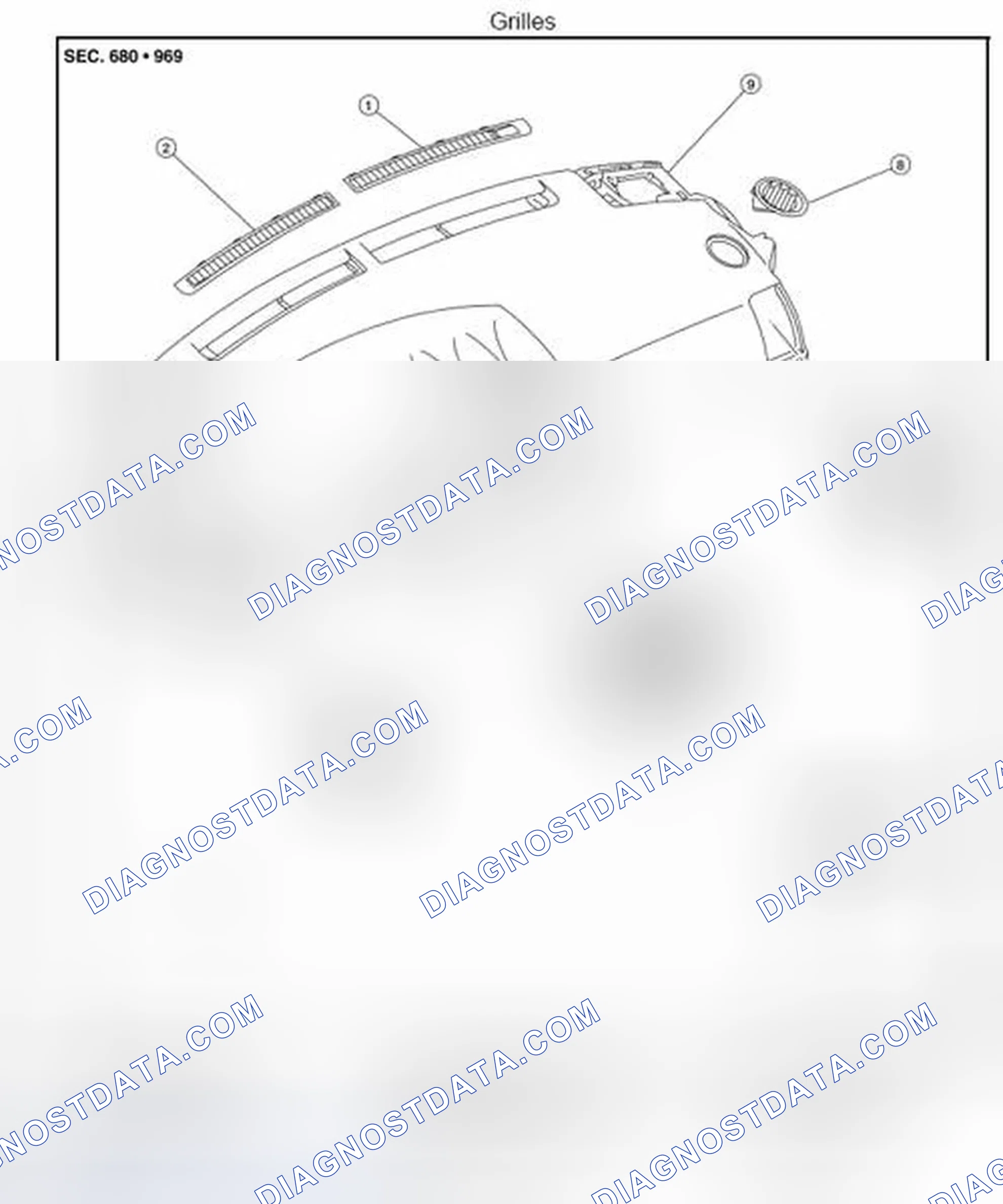 Scheme 327: DUCTS, NOZZLES AND GRILLES: Components
