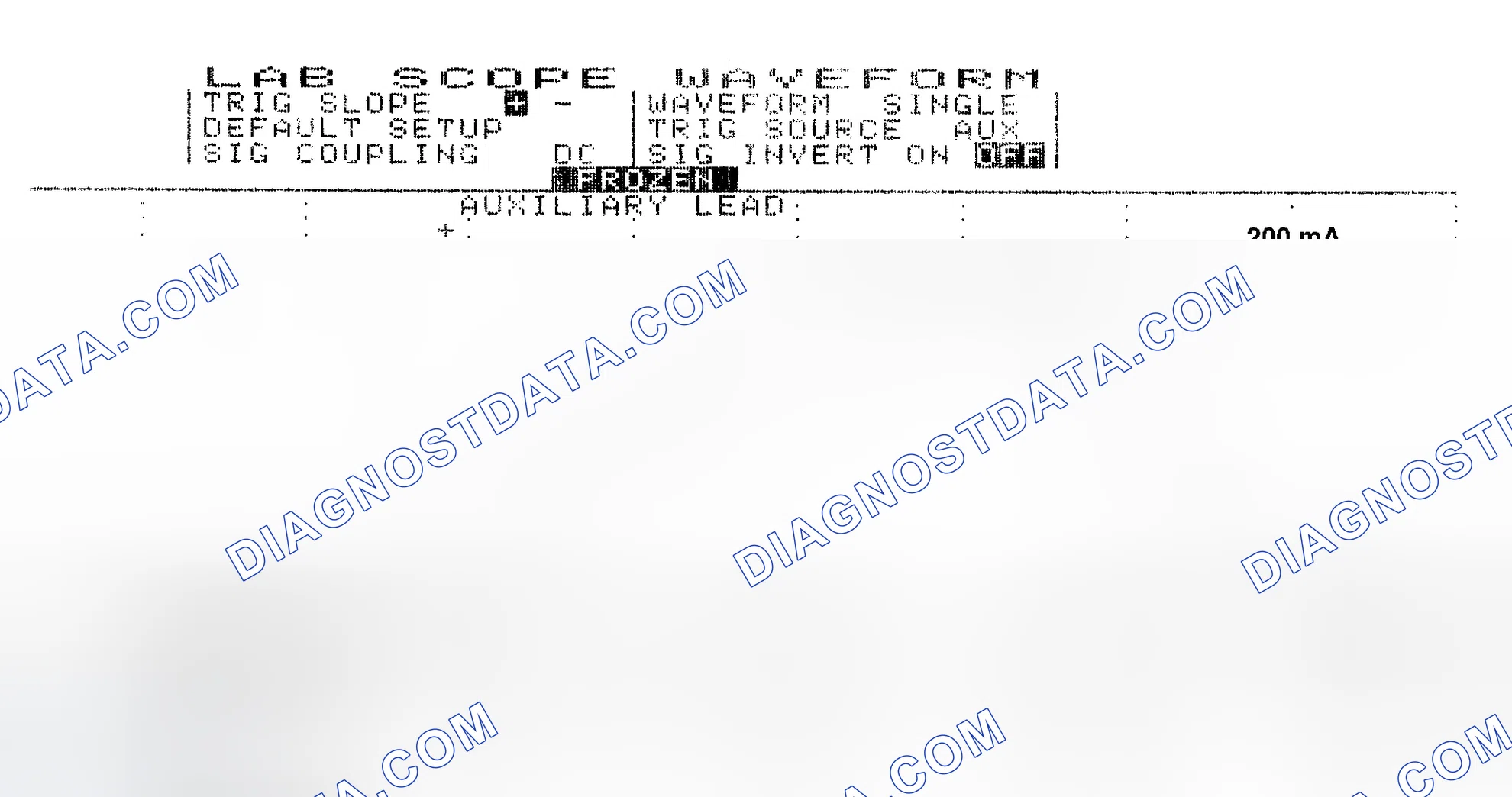 Scheme 13: Single Injector w/Normal Current Flow - Current Pattern
