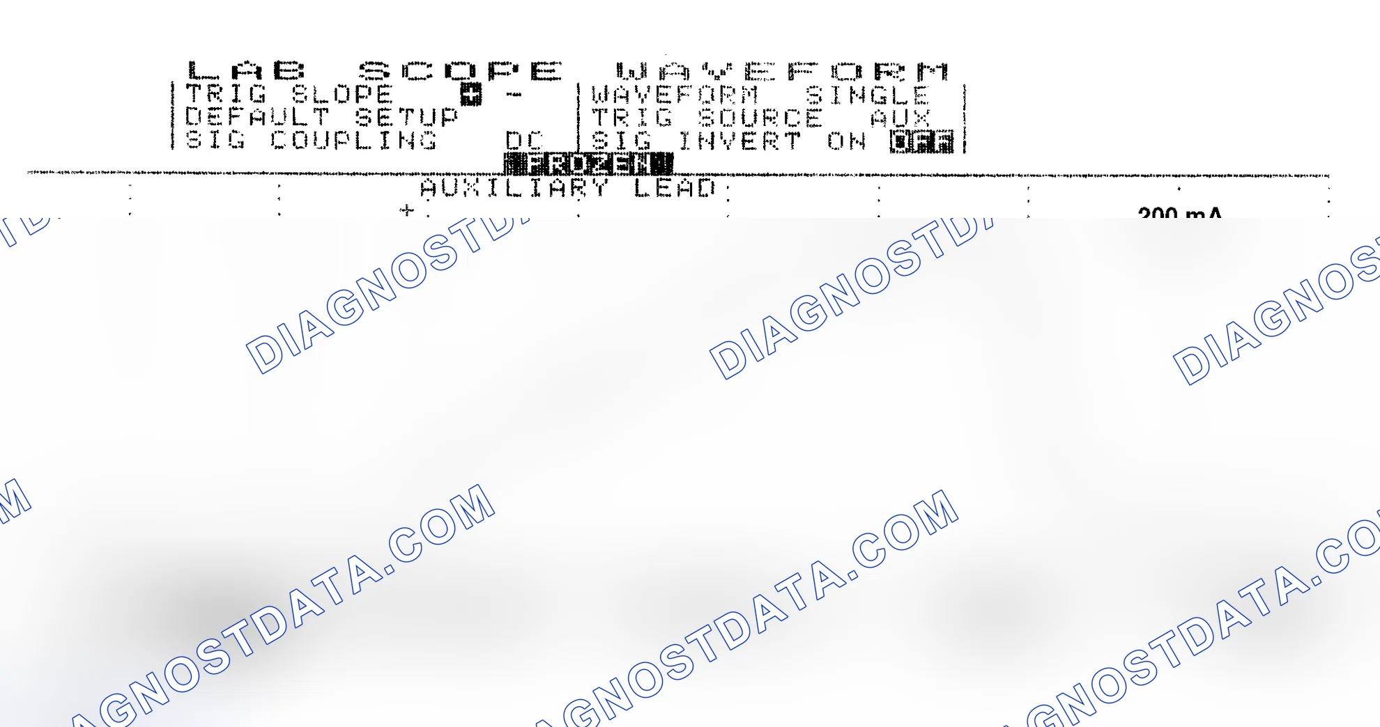 Scheme 13: Single Injector w/Normal Current Flow - Current Pattern