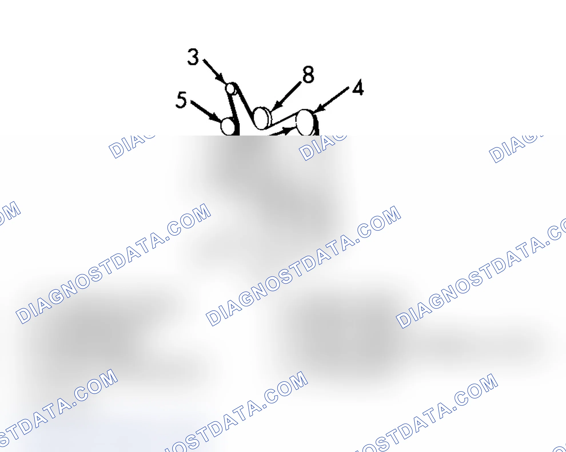 Scheme 14: SERPENTINE BELT ROUTING ("G" SERIES WITH 7.4L)