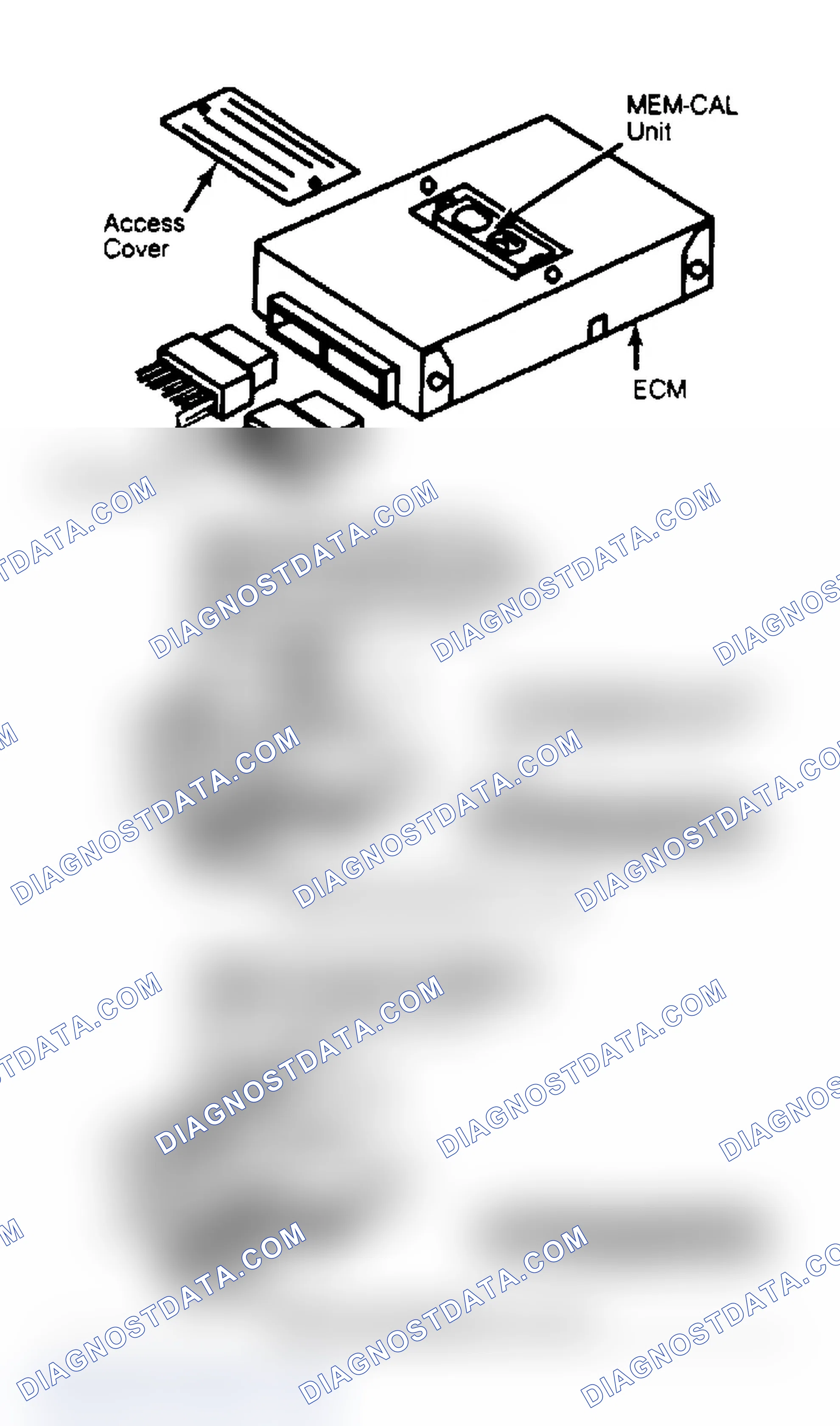 Scheme 3: Replacing MEM-CAL in Electronic Control Module of Vehicles Equipped With 2.5L Engine Only