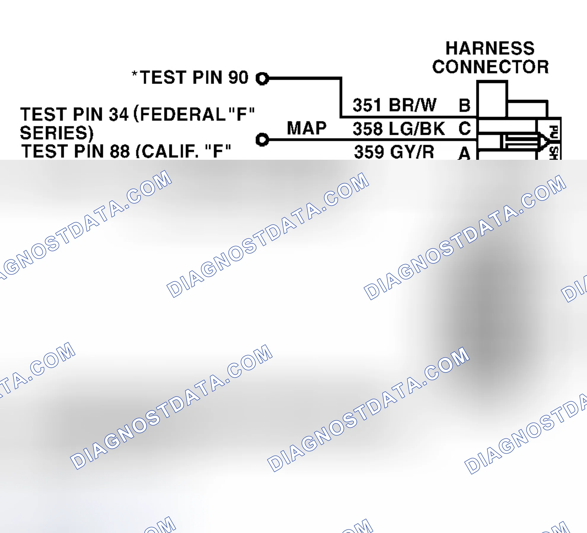 Scheme 102: Identifying MAP Sensor Circuits & Connector Terminals