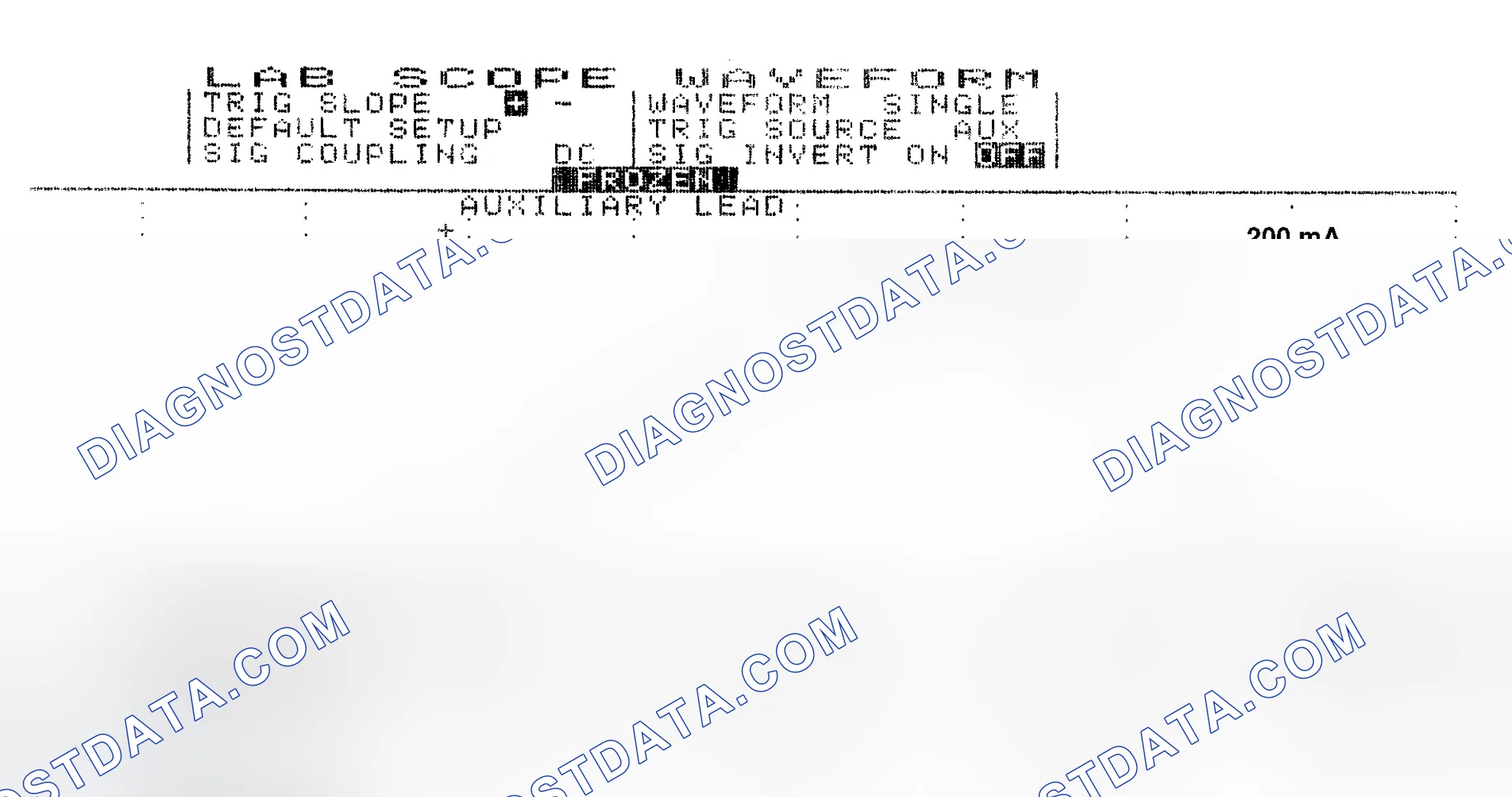 Scheme 13: Single Injector w/Normal Current Flow - Current Pattern