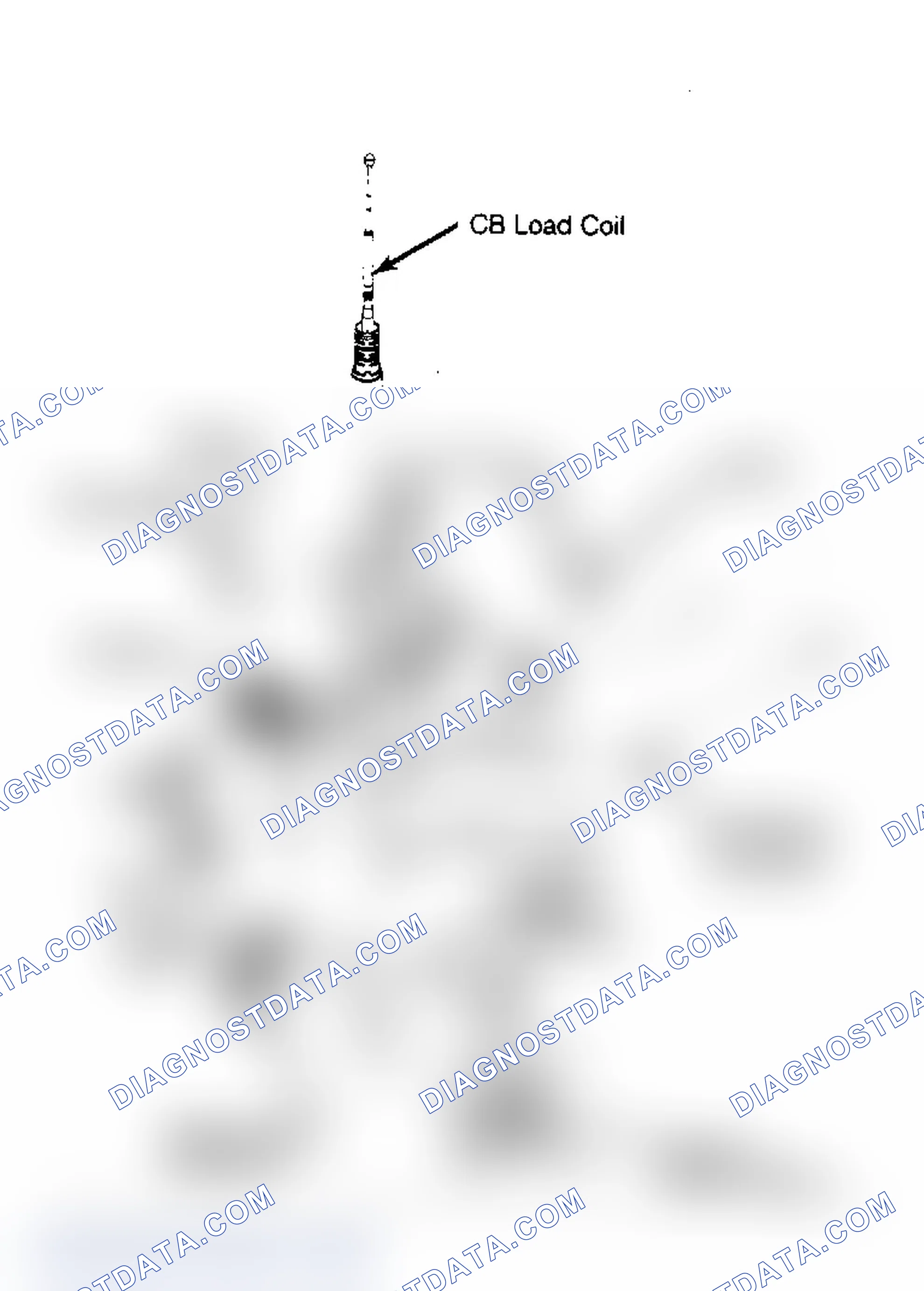 Scheme 1: Exploded View of GM Power Antenna Tri-Band antenna shown, others similar.