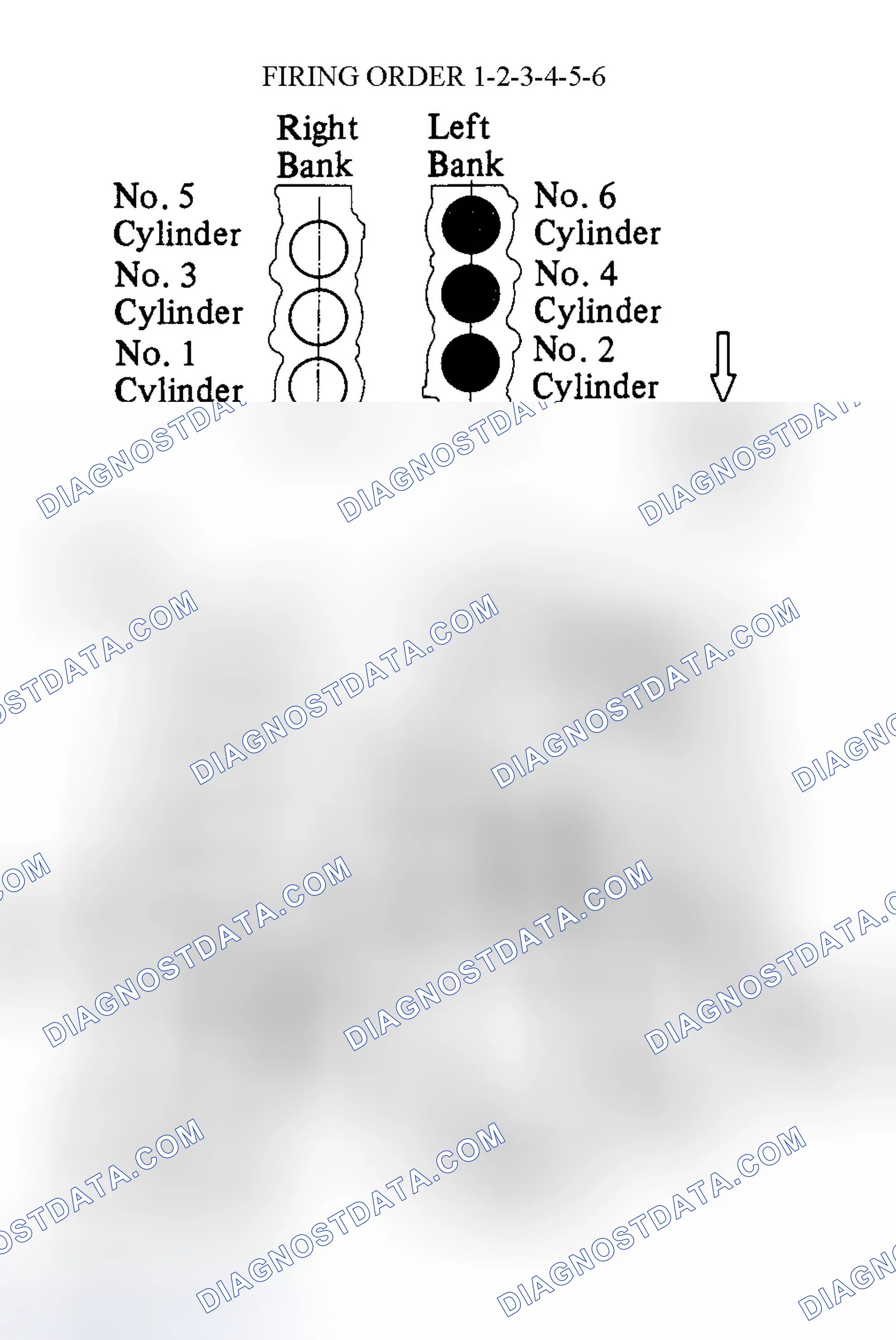 Scheme 7: Spark Plug Wire Routing (Tacoma 3.4L, Tundra 3.4L & 4Runner 3.4L)
