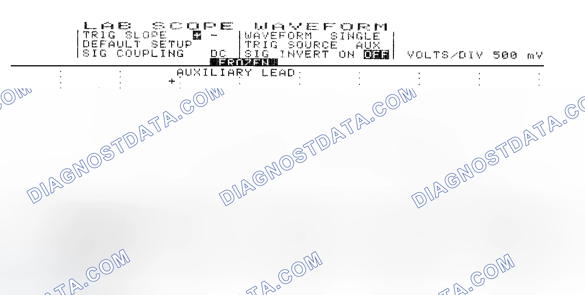 Scheme 14: Single Injector w/Excessive Current Flow - Current Pattern