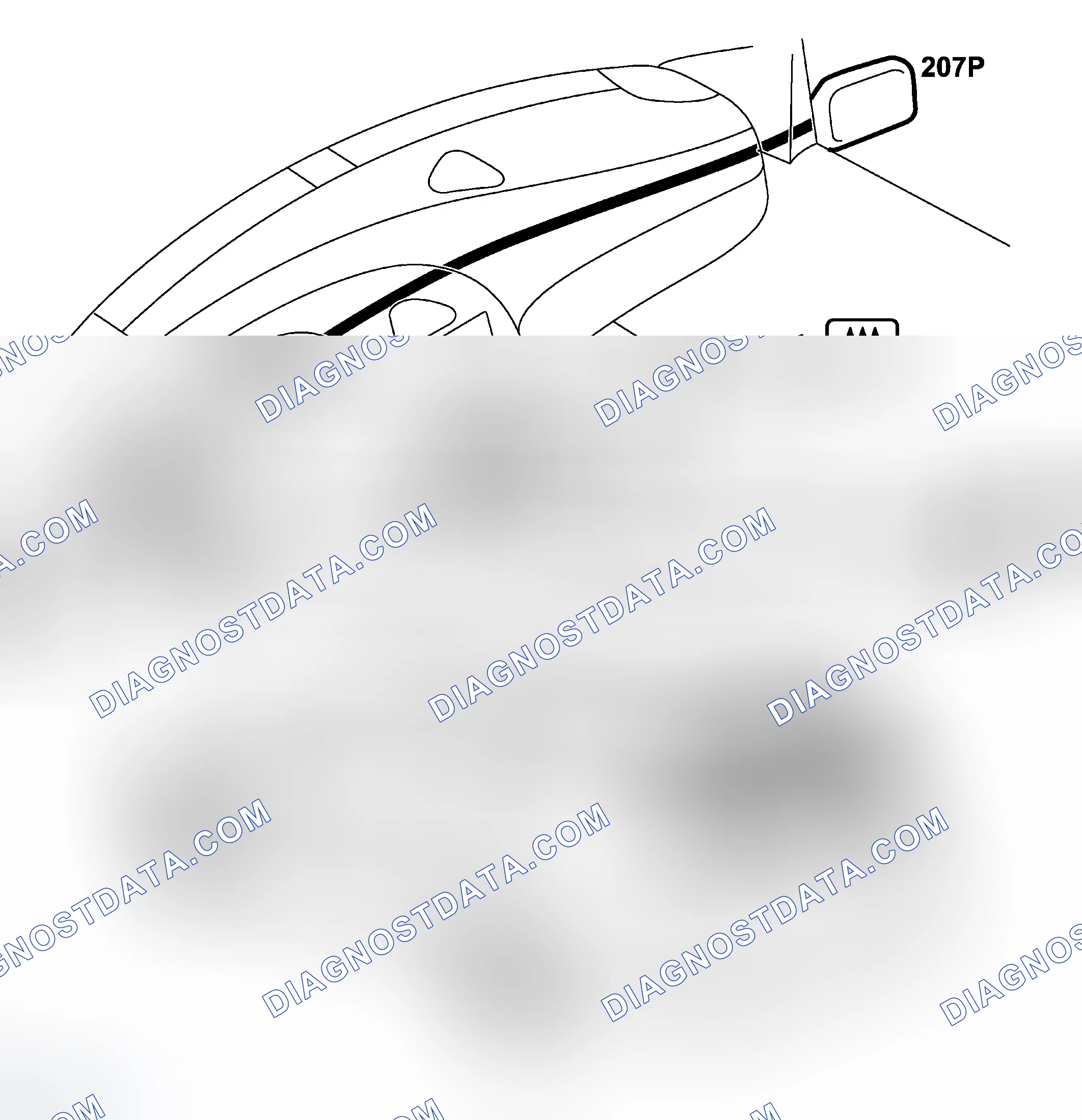Scheme 25: System Overview, Electrically Heated Rear Window And Door Mirrors (Cars With ACC) (5D)