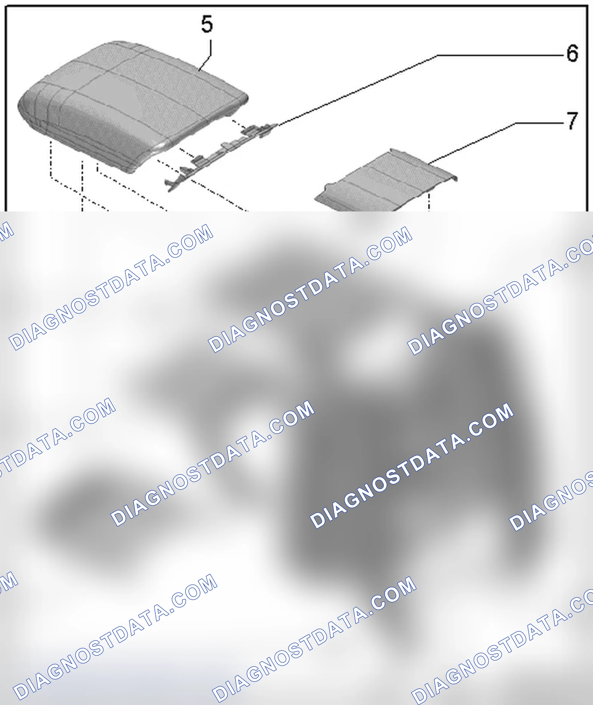 Scheme 363: FRONT CENTER ARMREST OVERVIEW