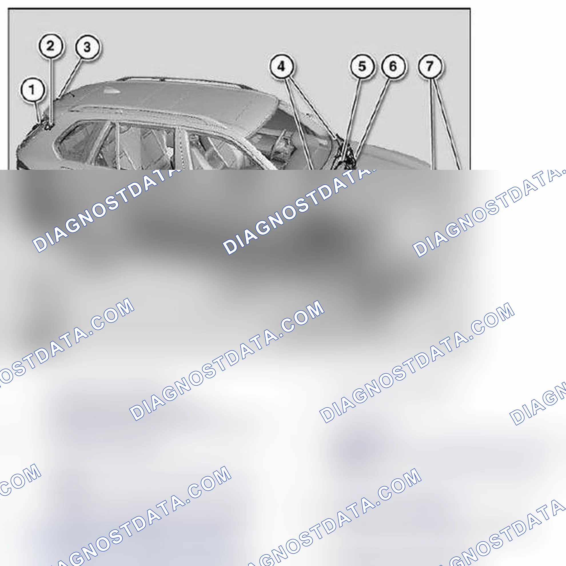 Scheme 228: 61 61.. OVERVIEW OF WINDSCREEN WIPER, WINDSCREEN WASHER AND HEADLIGHT WASHER SYSTEMS