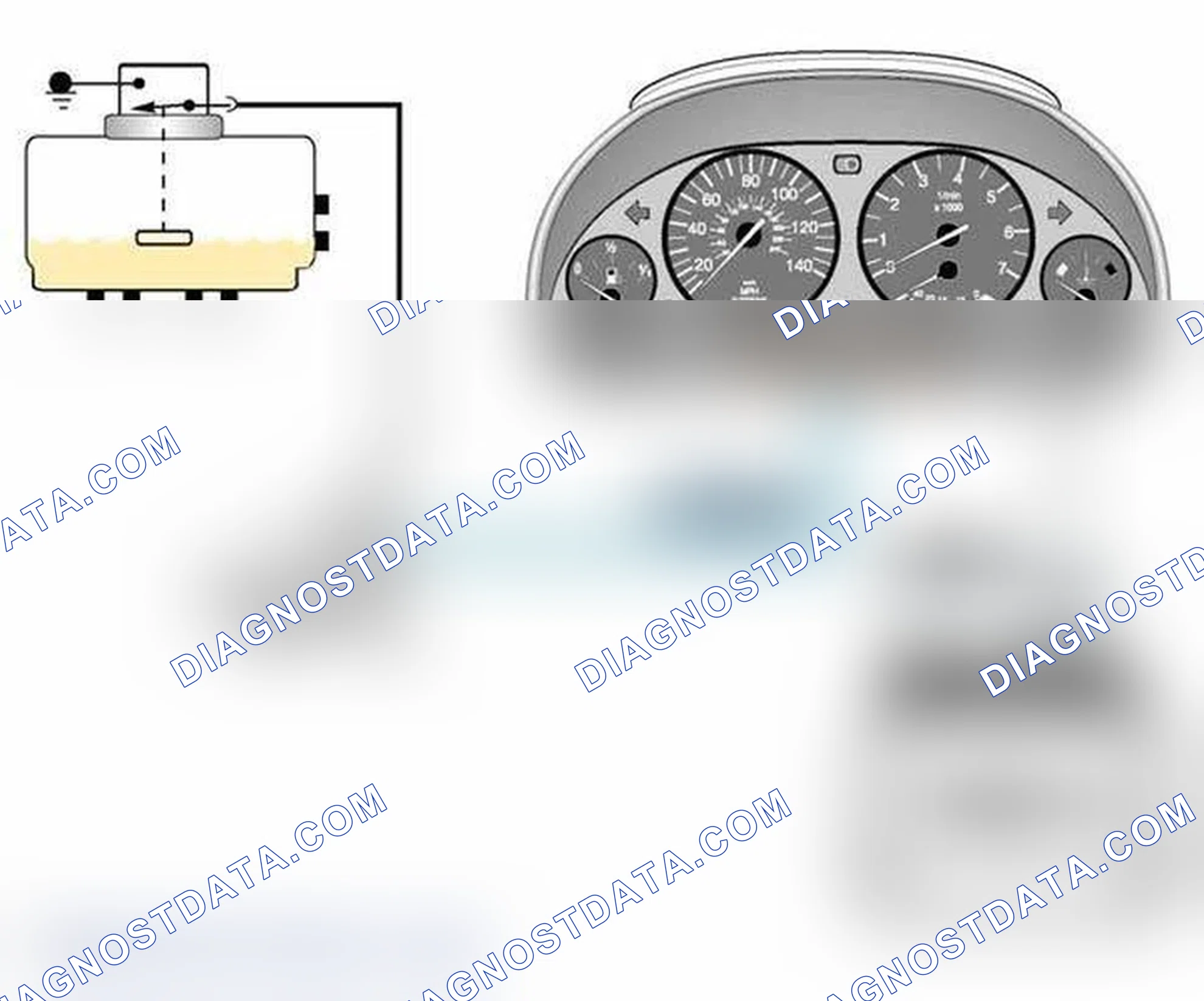 Scheme 53: Brake Fluid Level Warning Switch