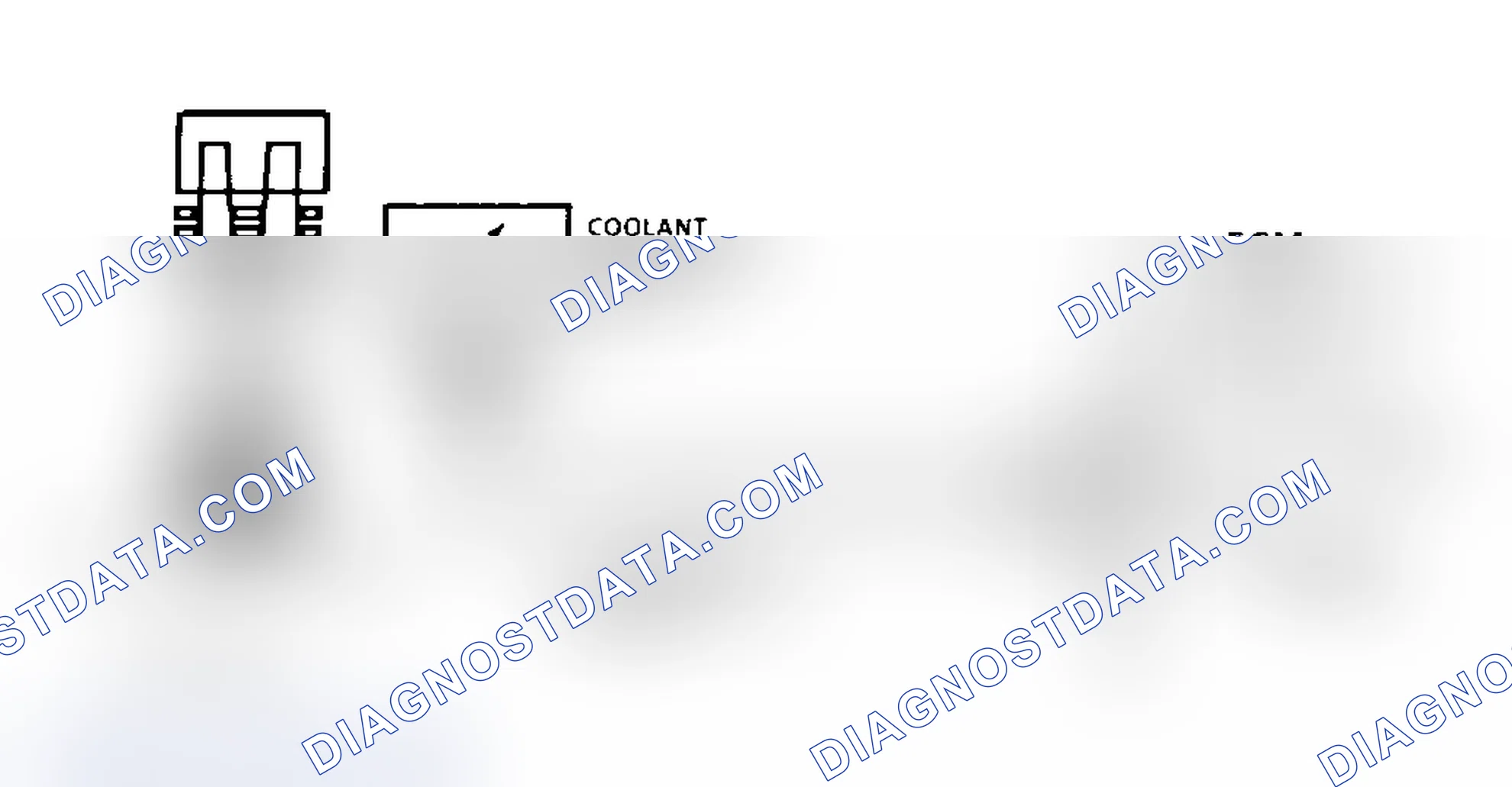 Scheme 240: Code 14 Schematic (7.4L) Coolant Sensor Signal Voltage Low