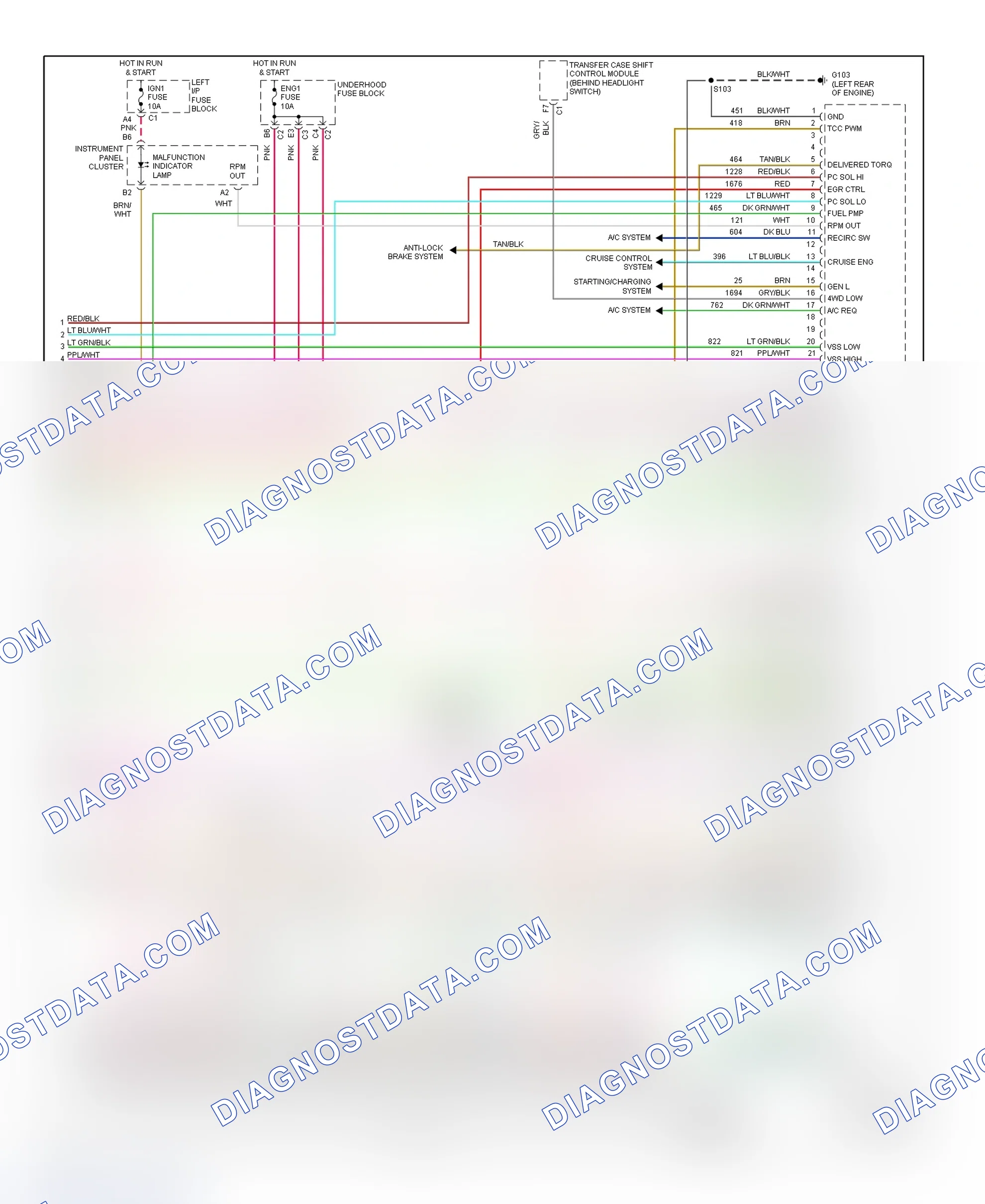 Scheme 37: PCM Wiring Diagram (Avalanche, Sierra, Silverado, Suburban, Tahoe, Yukon & Yukon XL - 4.8L & 5.3L - With Isolated Ground HO2S - 5 Of 5)