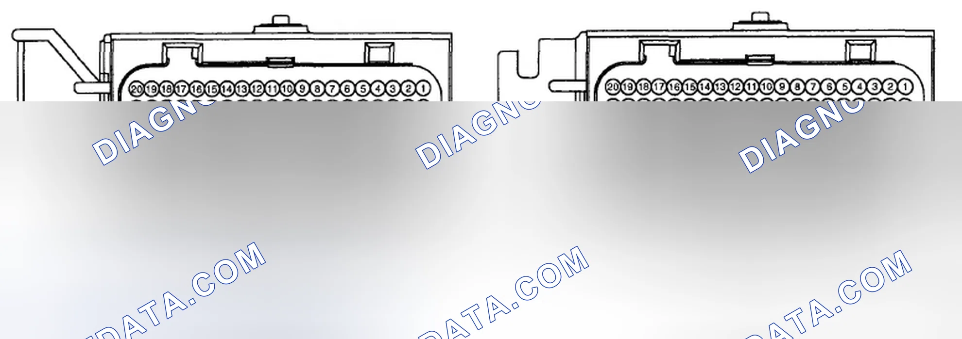 Scheme 73: ECM Harness Connector