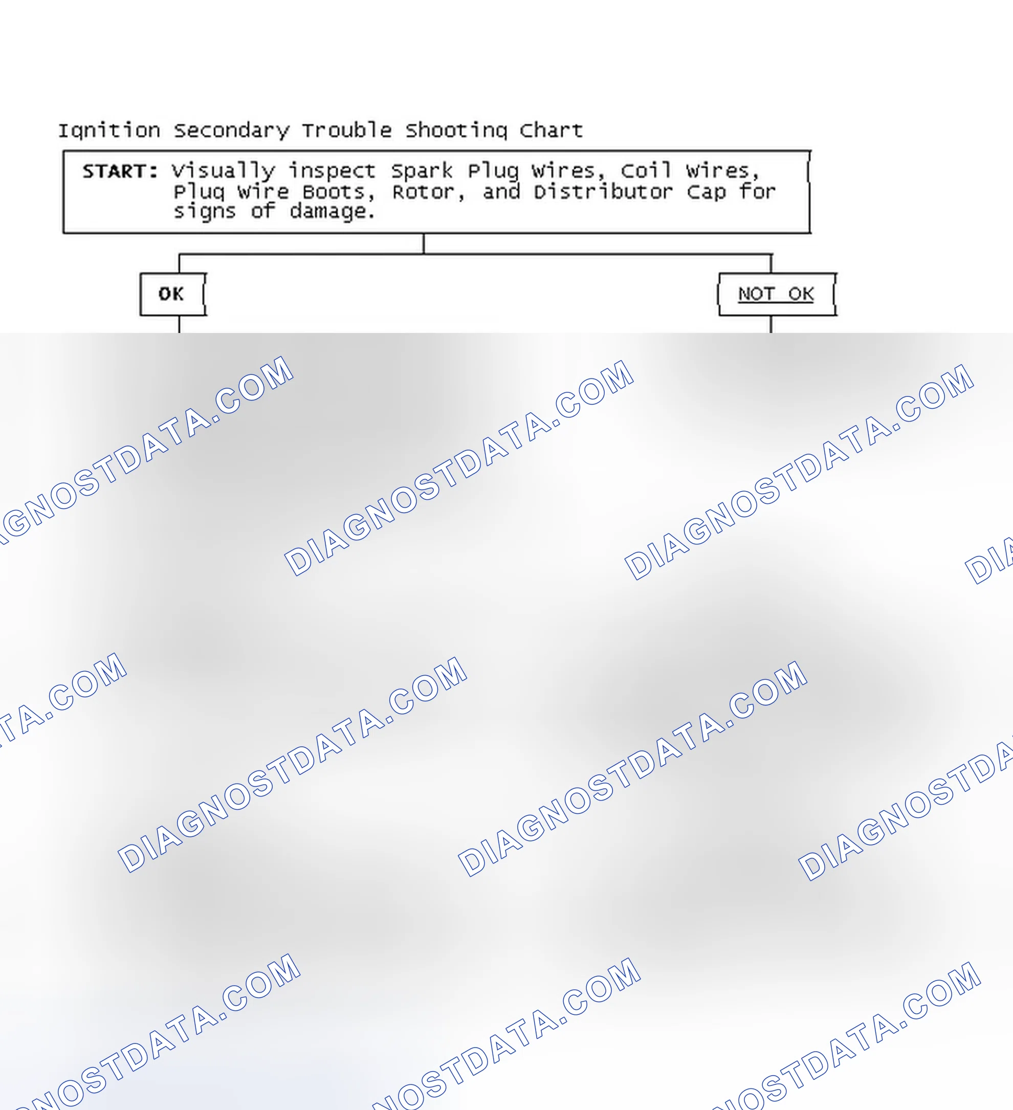 Scheme 1: Ignition Secondary Trouble Shooting Chart