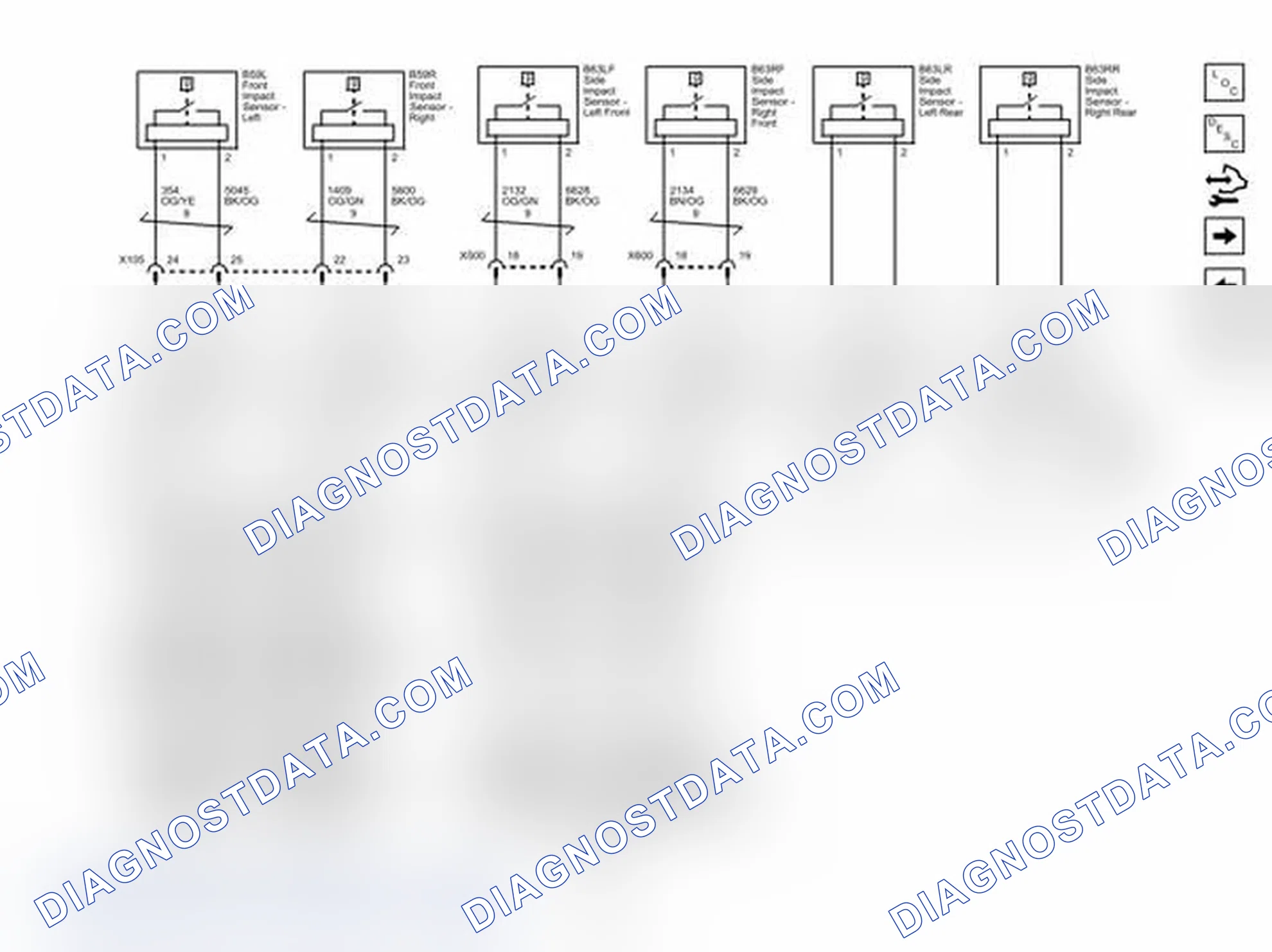 Scheme 2: Front Air Bags, and Impact Sensors (AY0 or AYF)