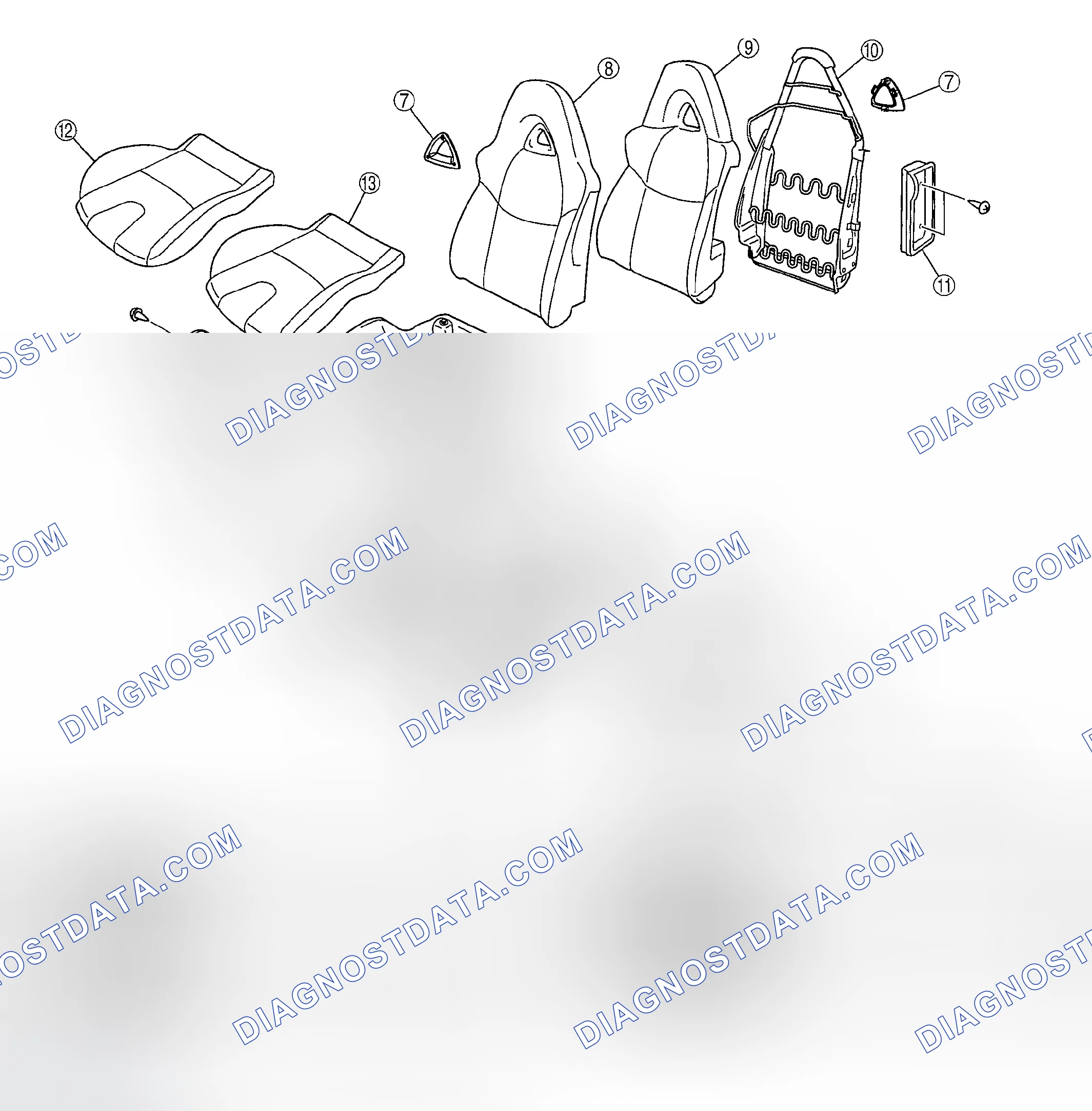 Scheme 5: Manual Seat (LH)