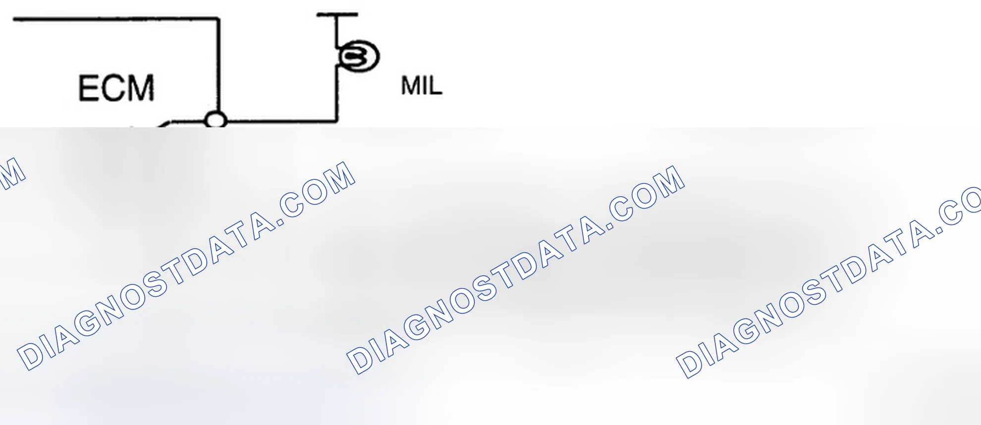 Scheme 127: 2) MIL (Malfunction indication lamp) - MIL activity by transistor