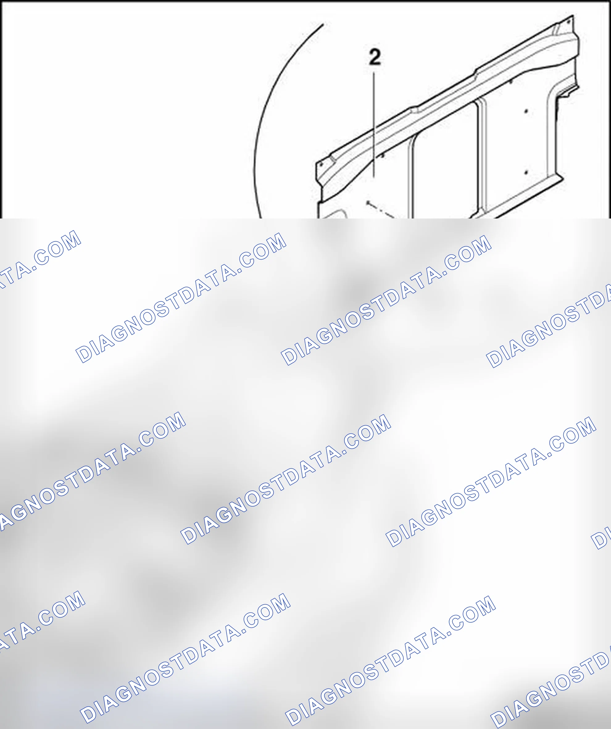Scheme 112: Rollover protection, assembly overview