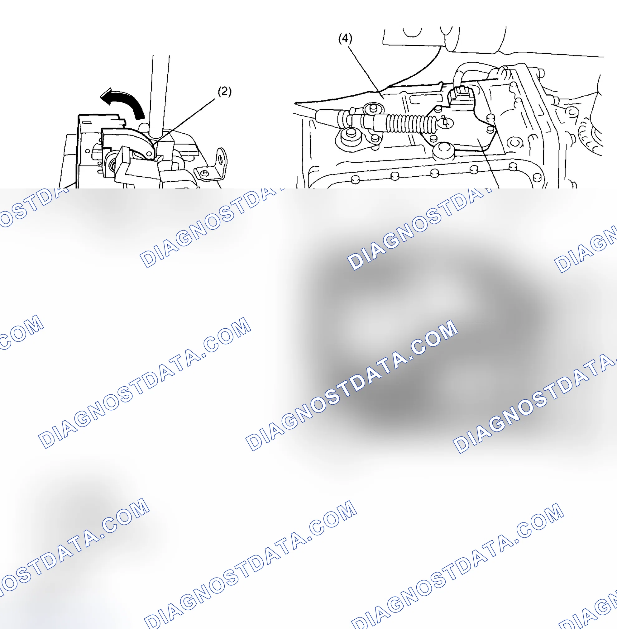 Scheme 3: SHIFT LOCK SYSTEM OPERATION