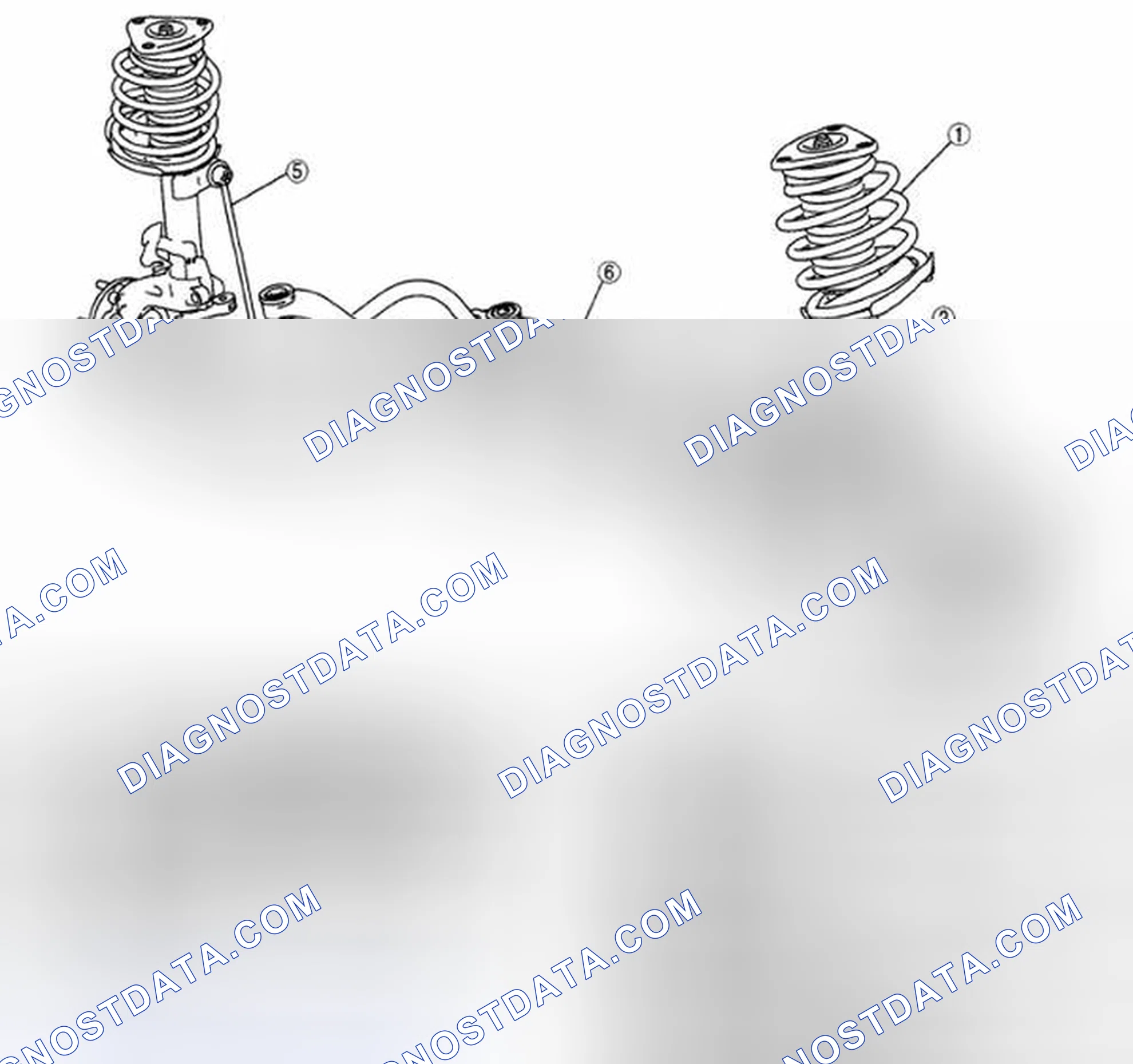 Scheme 2: FRONT SUSPENSION LOCATION INDEX