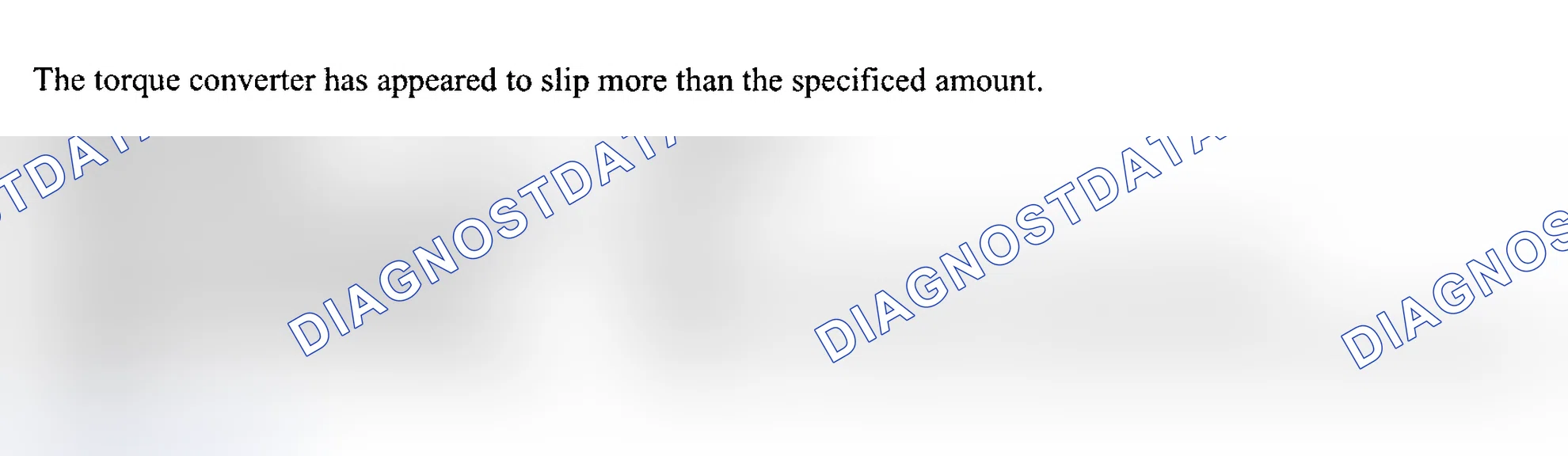 Scheme 78: FAULT CODE 22: STALL SPEED MONITORING/TORQUE CONVERTER SLIPPING