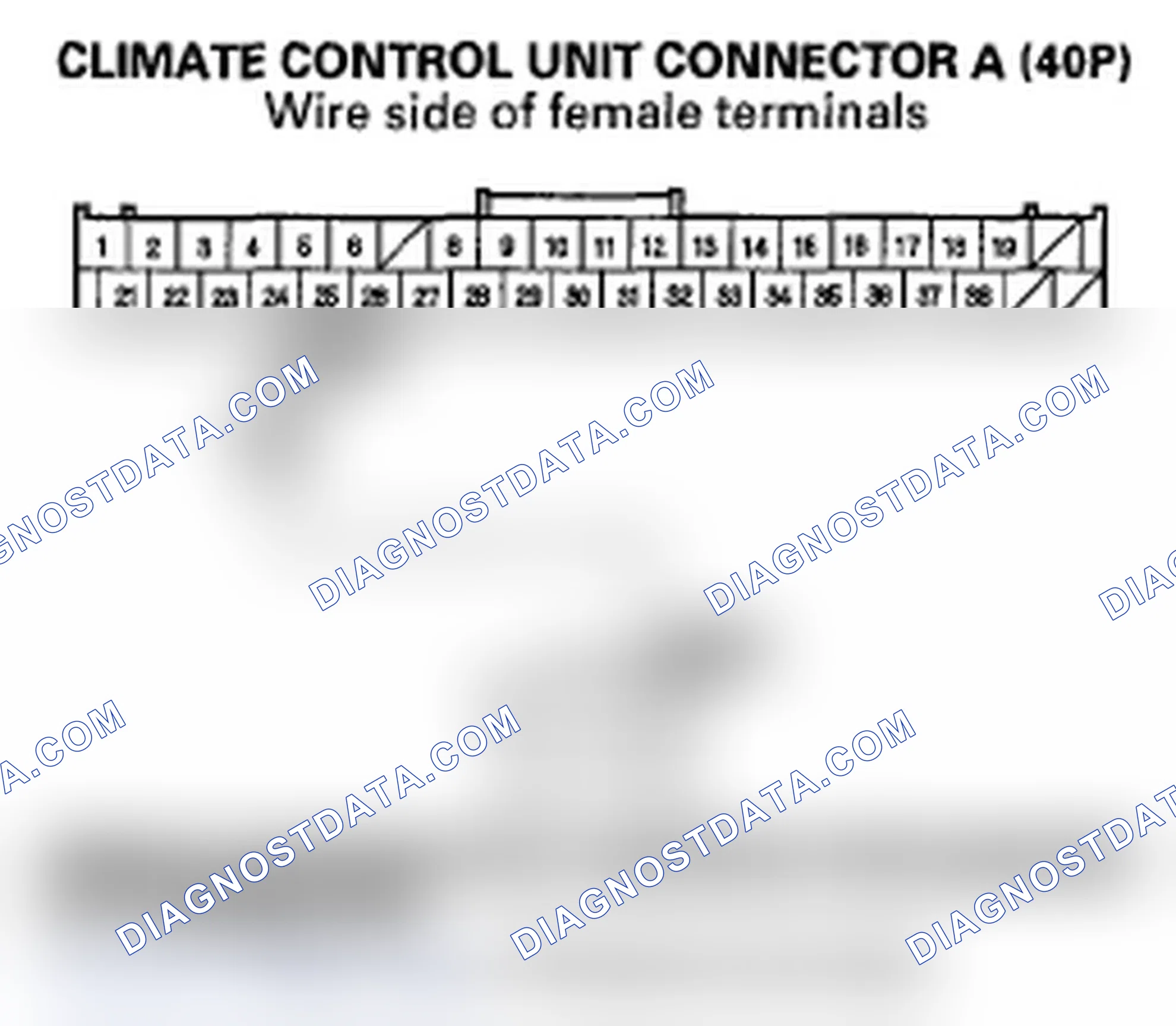 Scheme 56: DTC B1231 or DTC indicator G and AUTO: An Open in the Front Evaporator Temperature Sensor Circuit