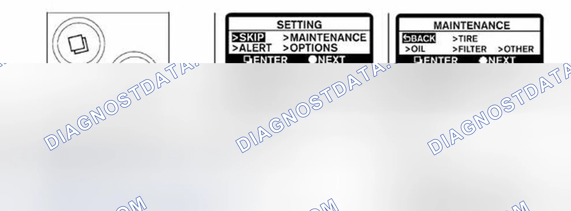 Scheme 15: MAINTENANCE REMINDER DISPLAY RESET - PROCEDURE 11