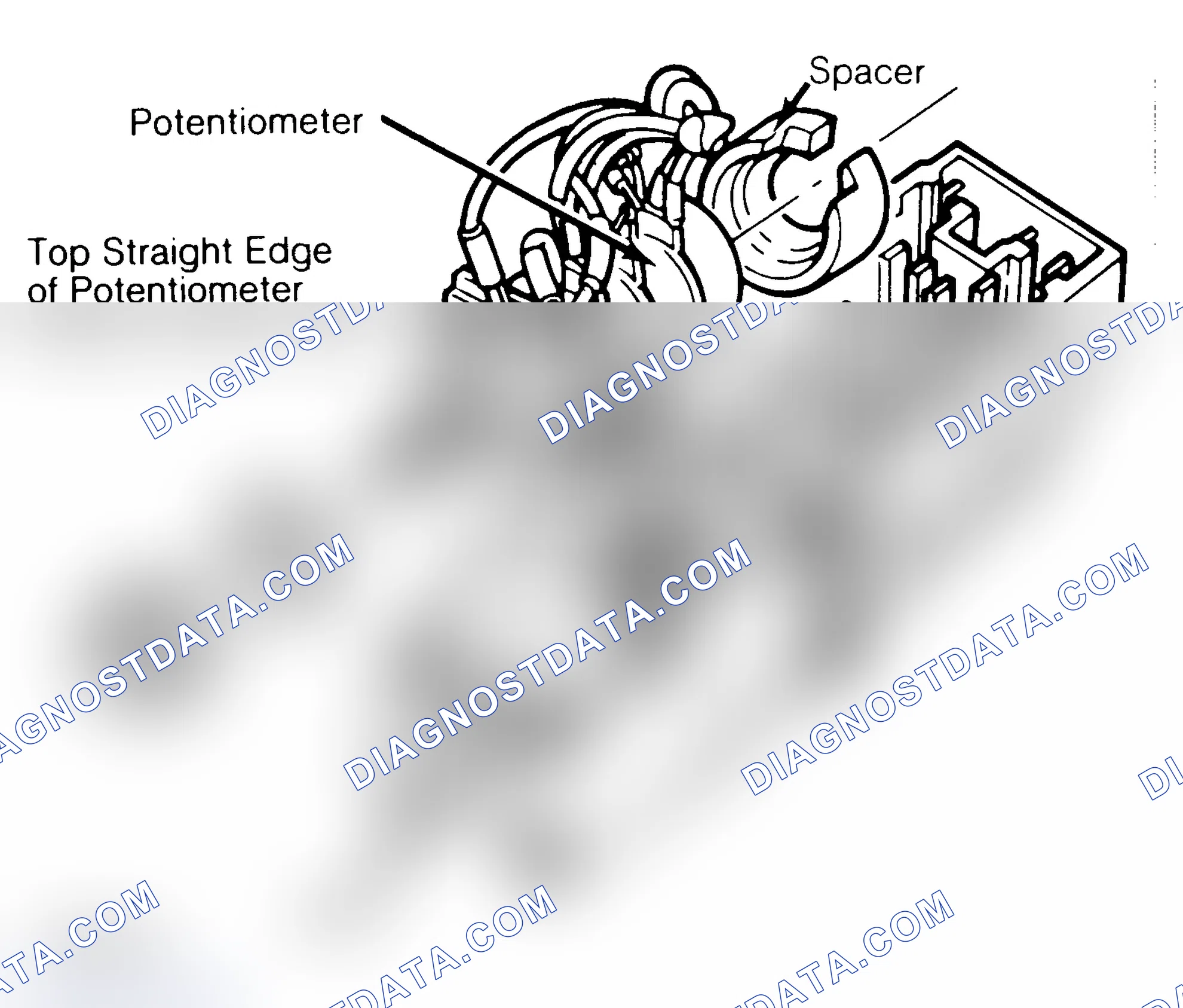 Scheme 1: Headlight Switch & Potentiometer Assembly Crown Victoria, Grand Marquis & Town Car shown; other models similar.