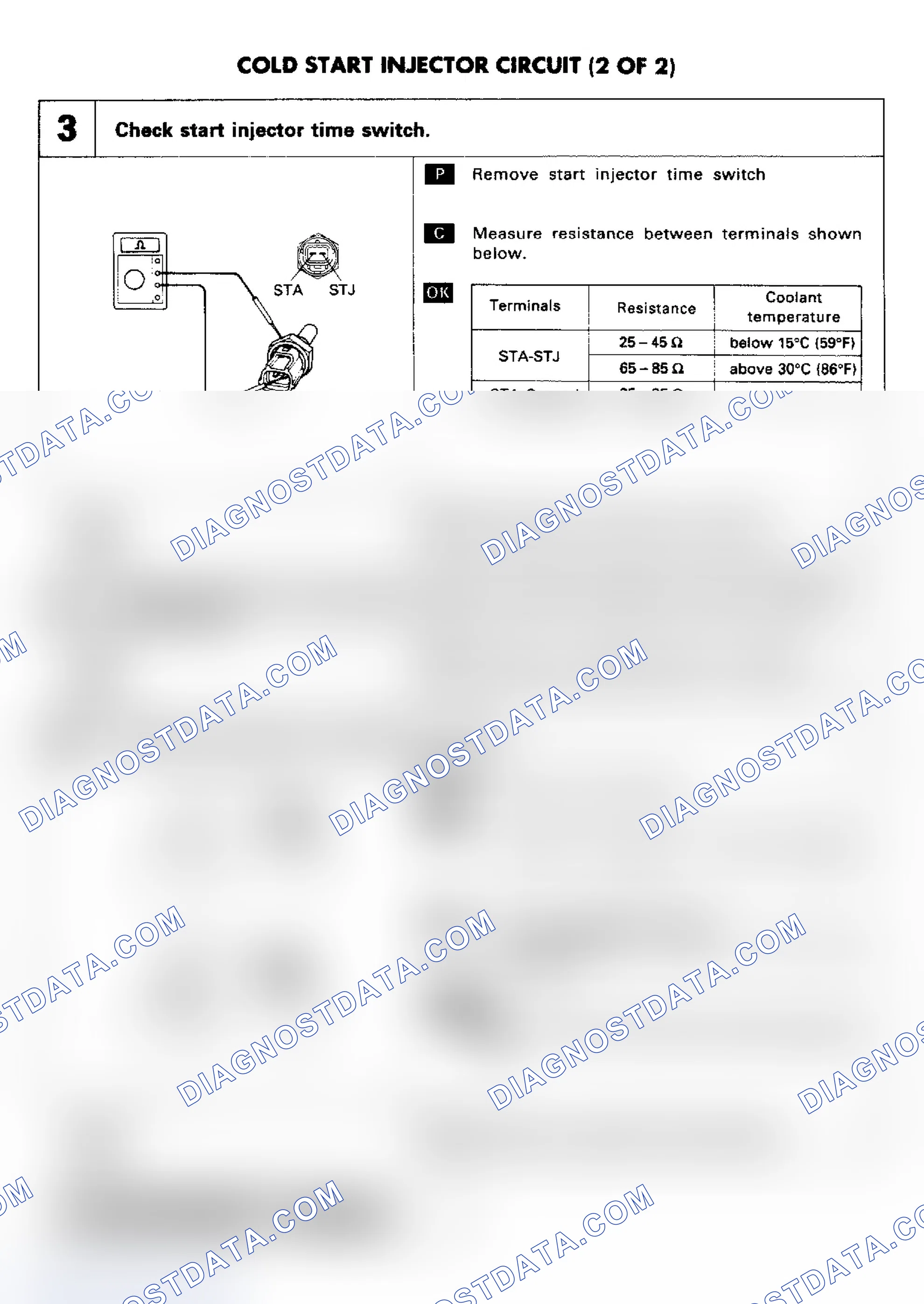 Scheme 50: Cold Start Injector Circuit (2 of 2)