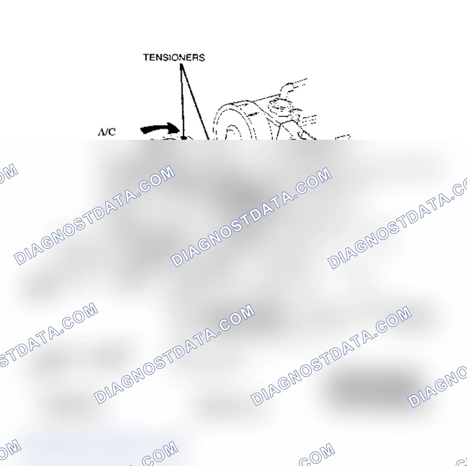 Scheme 2: 2.3L OHC Engine Serpentine Belt Routing