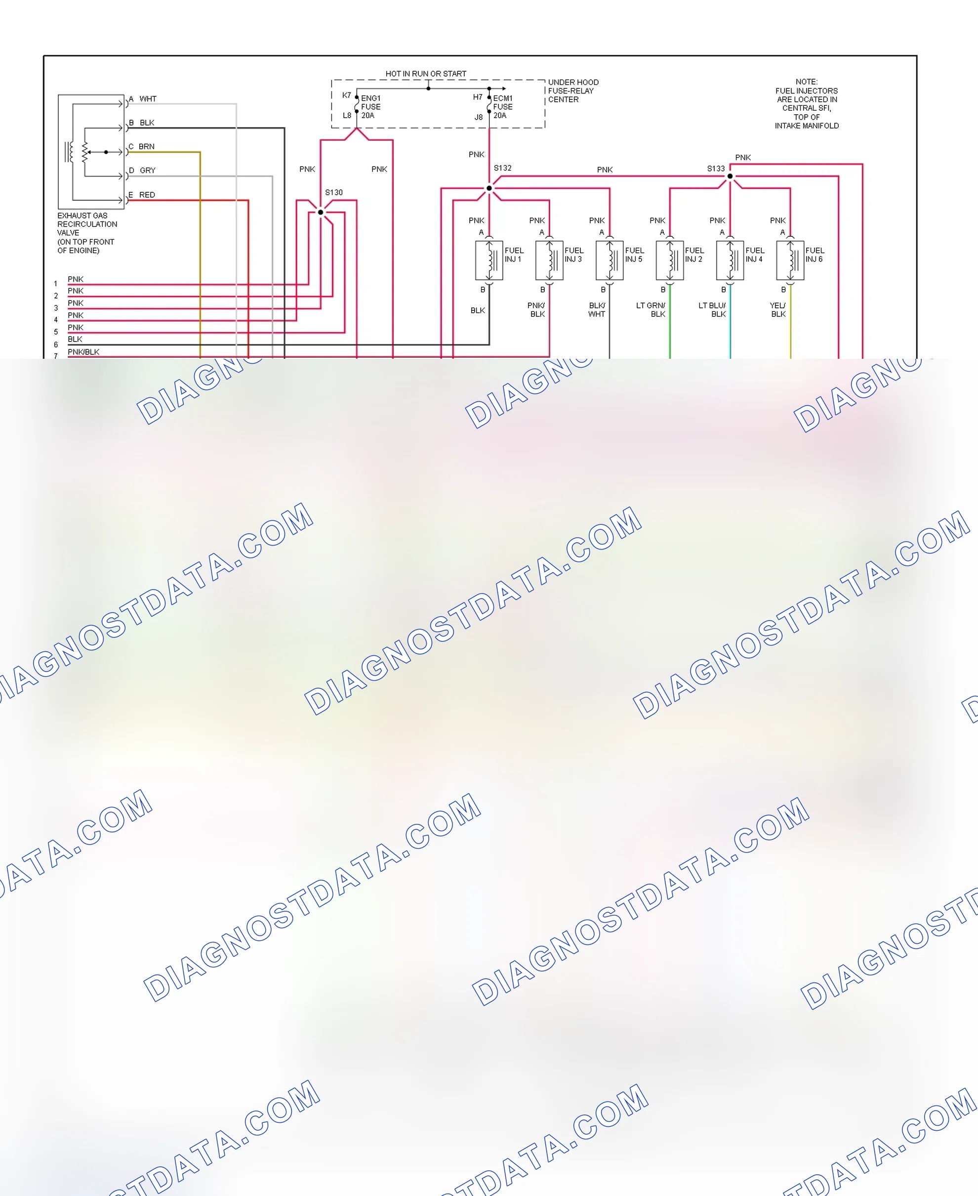 Scheme 49: PCM Wiring Diagram (Express & Savana - 4.3L - 2 Of 4)