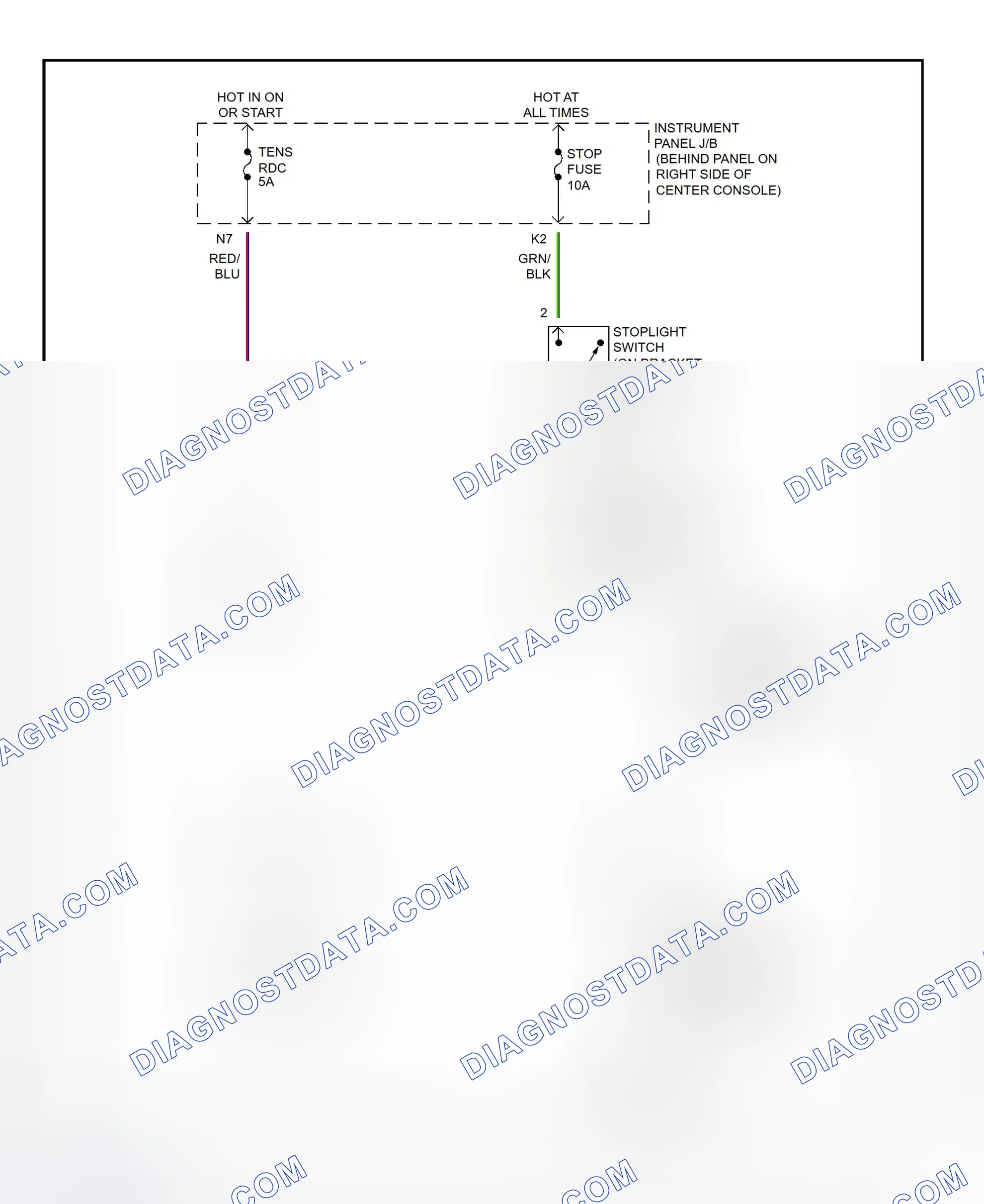 Scheme 159: Shift Lock System Wiring Diagram (Toyota Celica)