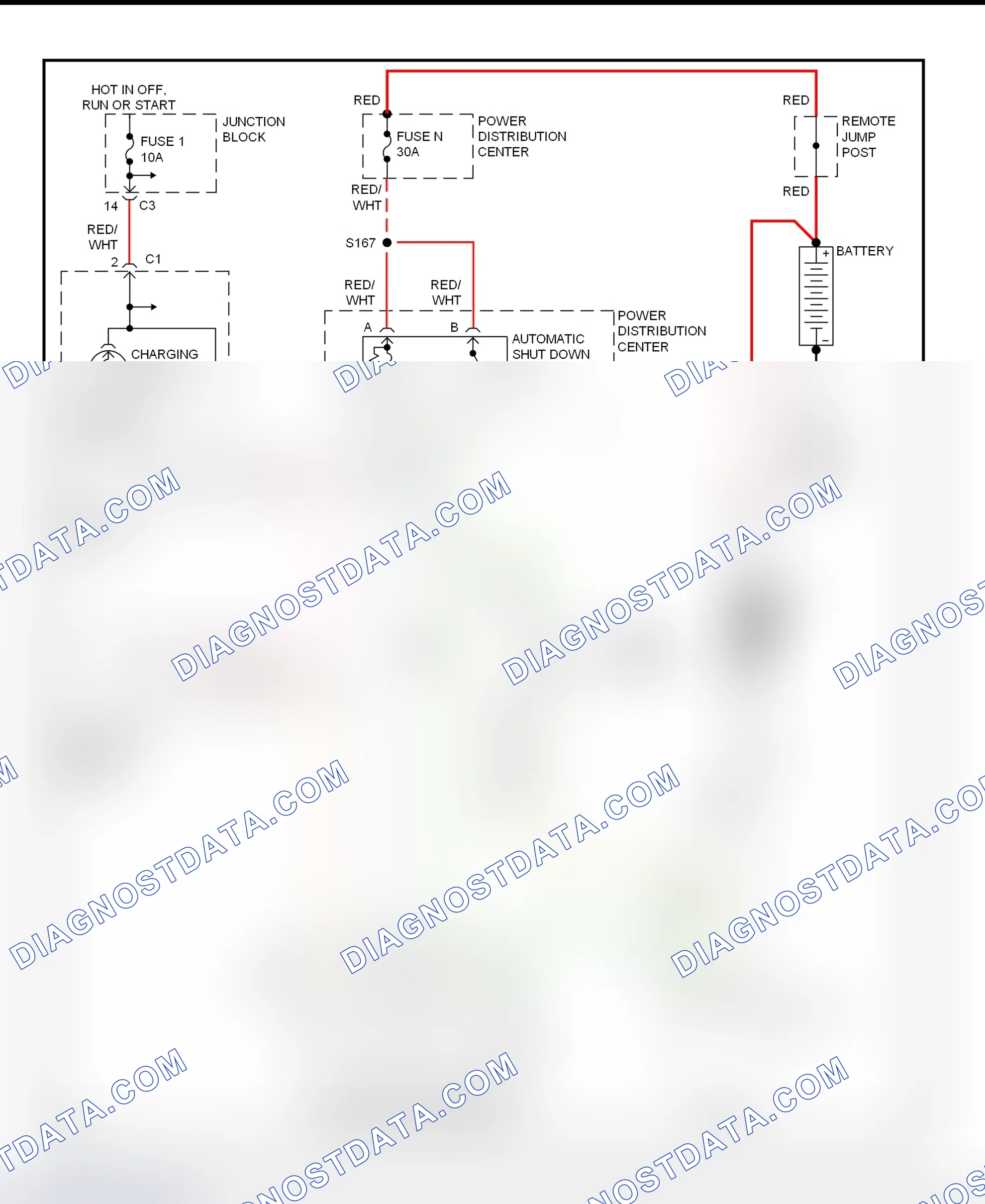 Scheme 3: Charging System Wiring Diagram (Concorde, Intrepid, LHS & 300M)