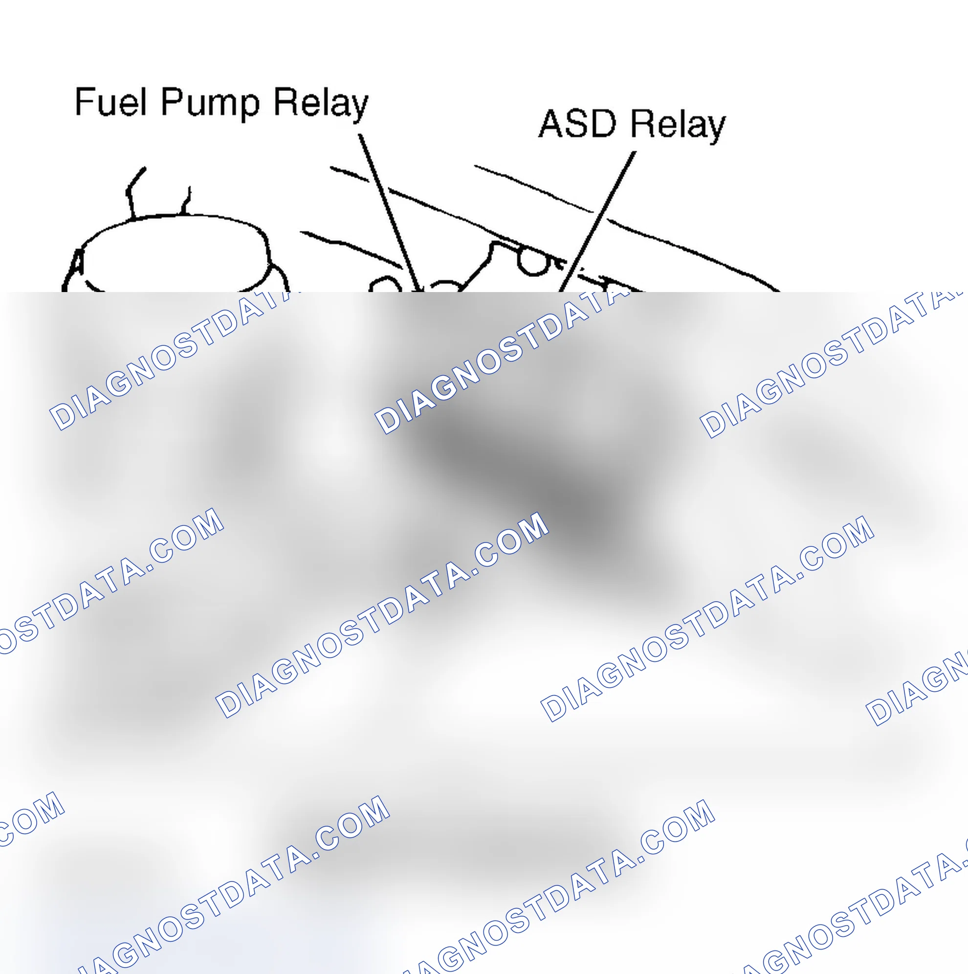 Scheme 102: Locating Fuel Pump Relay