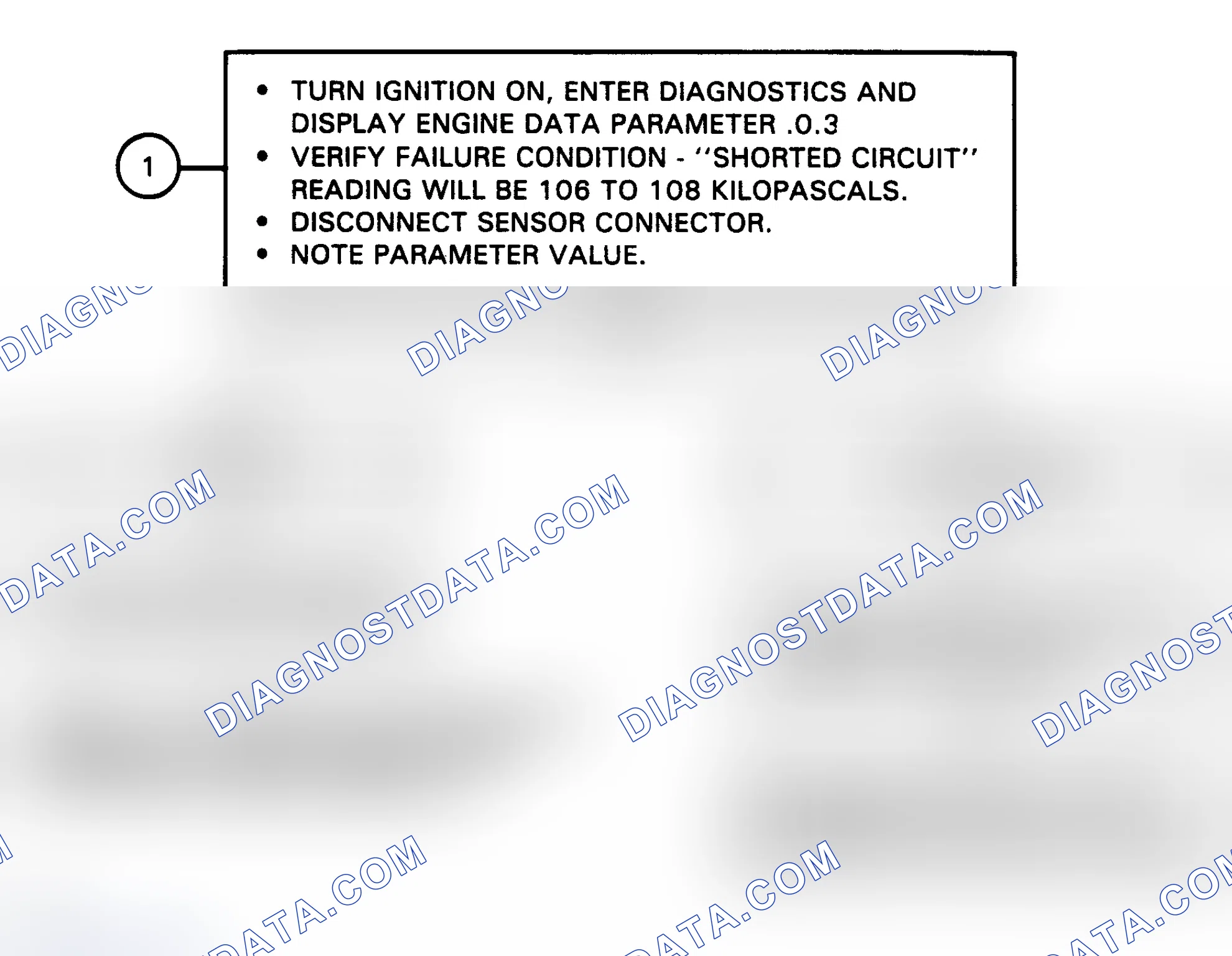 Scheme 104: Flow Chart, Code 35 - Shorted BARO Sensor Circuit