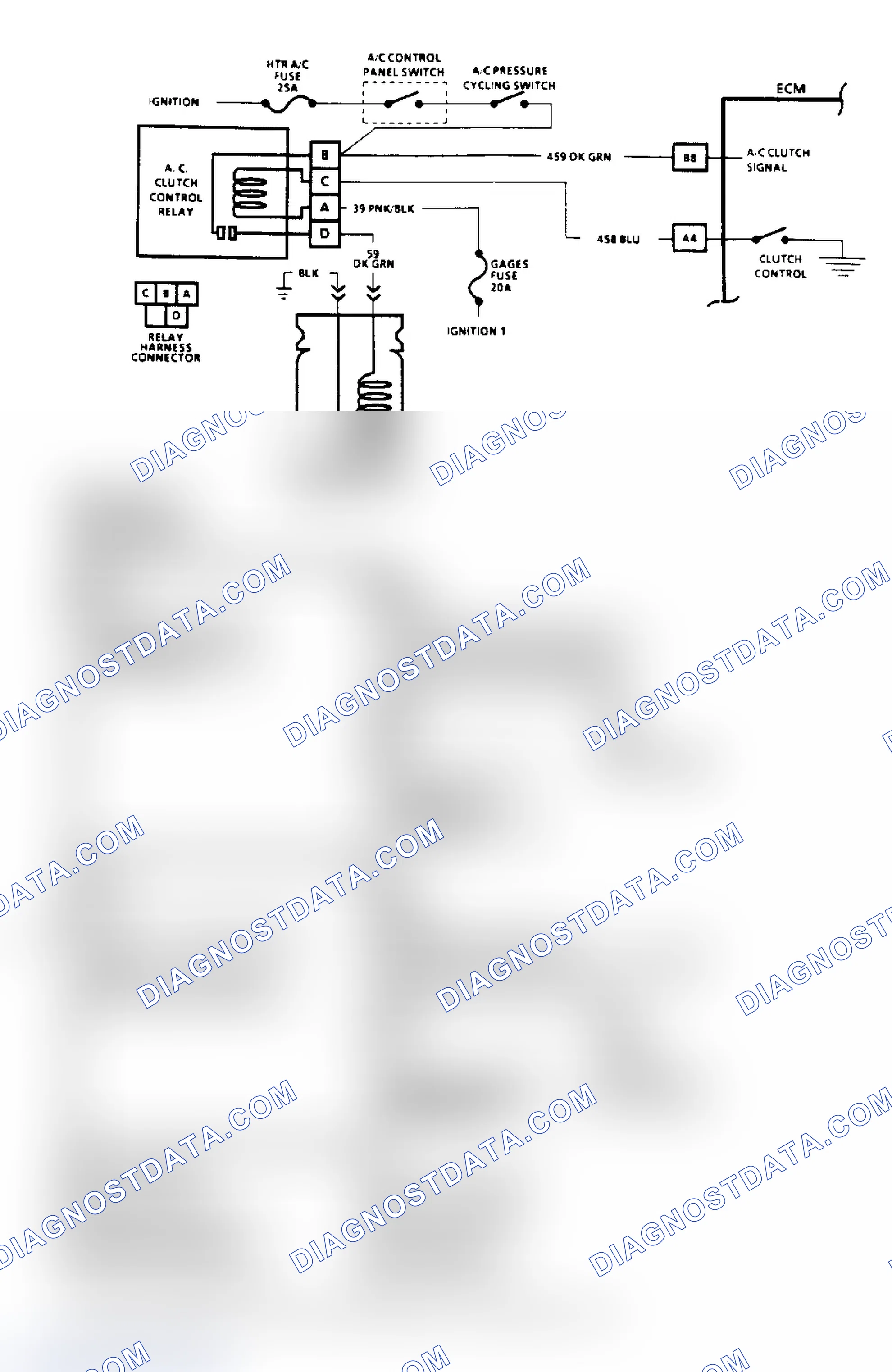 Scheme 156: A/C Clutch Control Diagnosis Flow Chart (2 of 2) (2.5L)