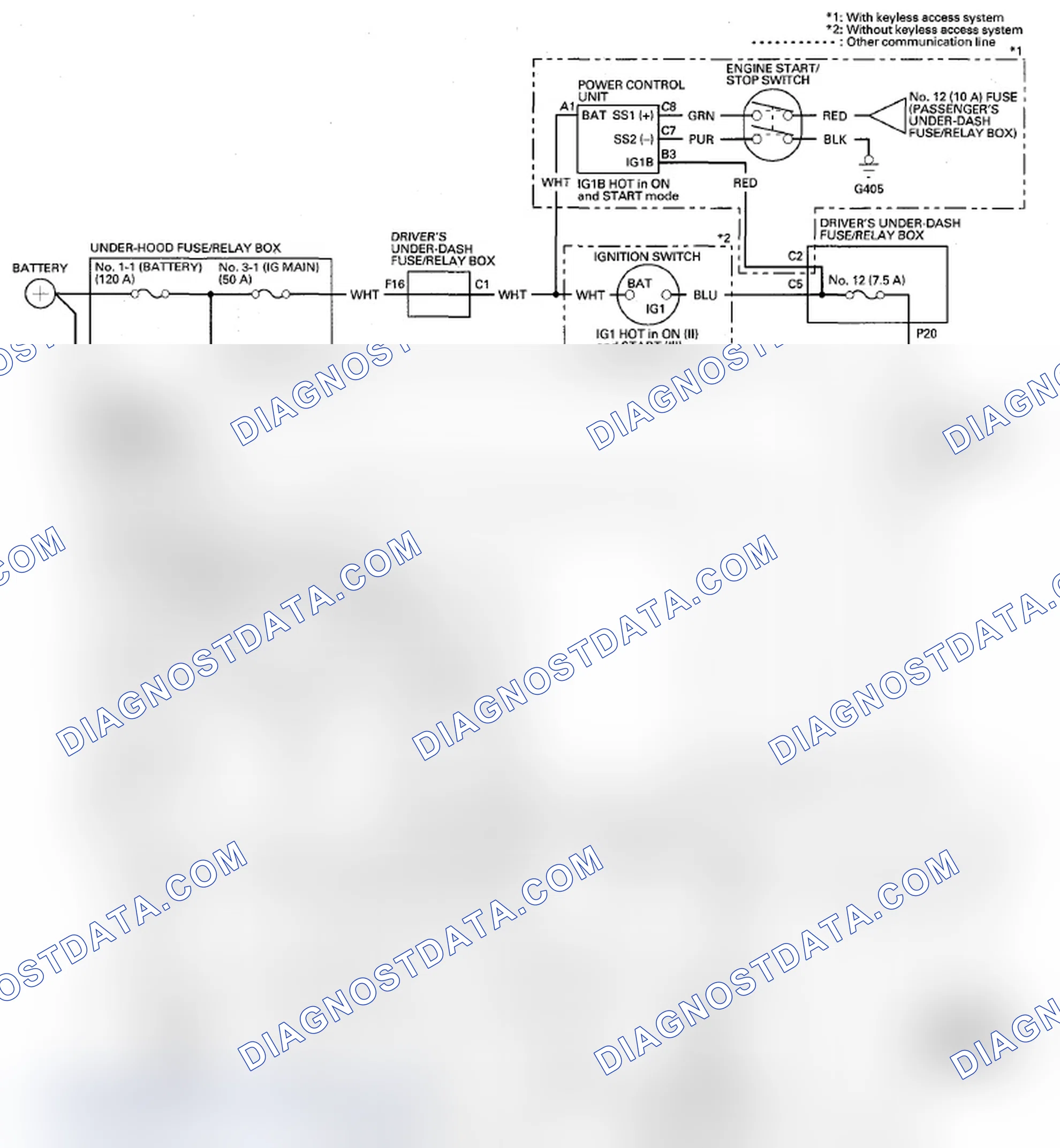 Scheme 137: Circuit Diagram - Power Tilt/Telescopic Steering