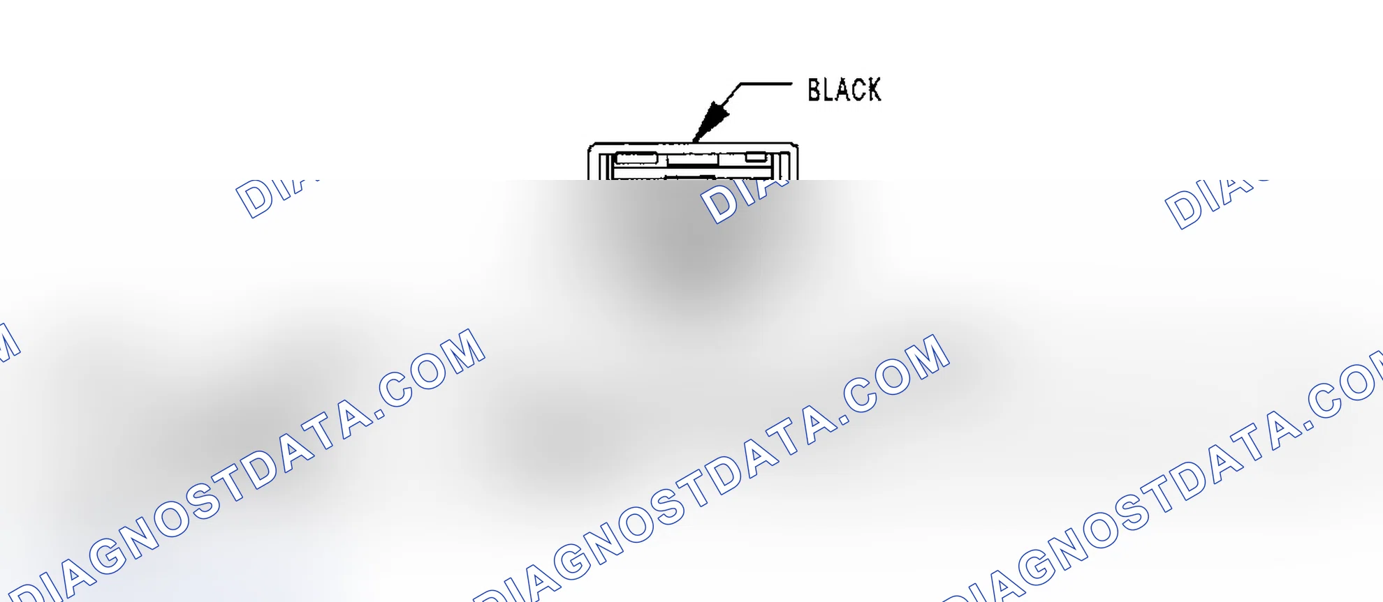 Scheme 749: A/C COMPRESSOR CLUTCH CONNECTOR END VIEW