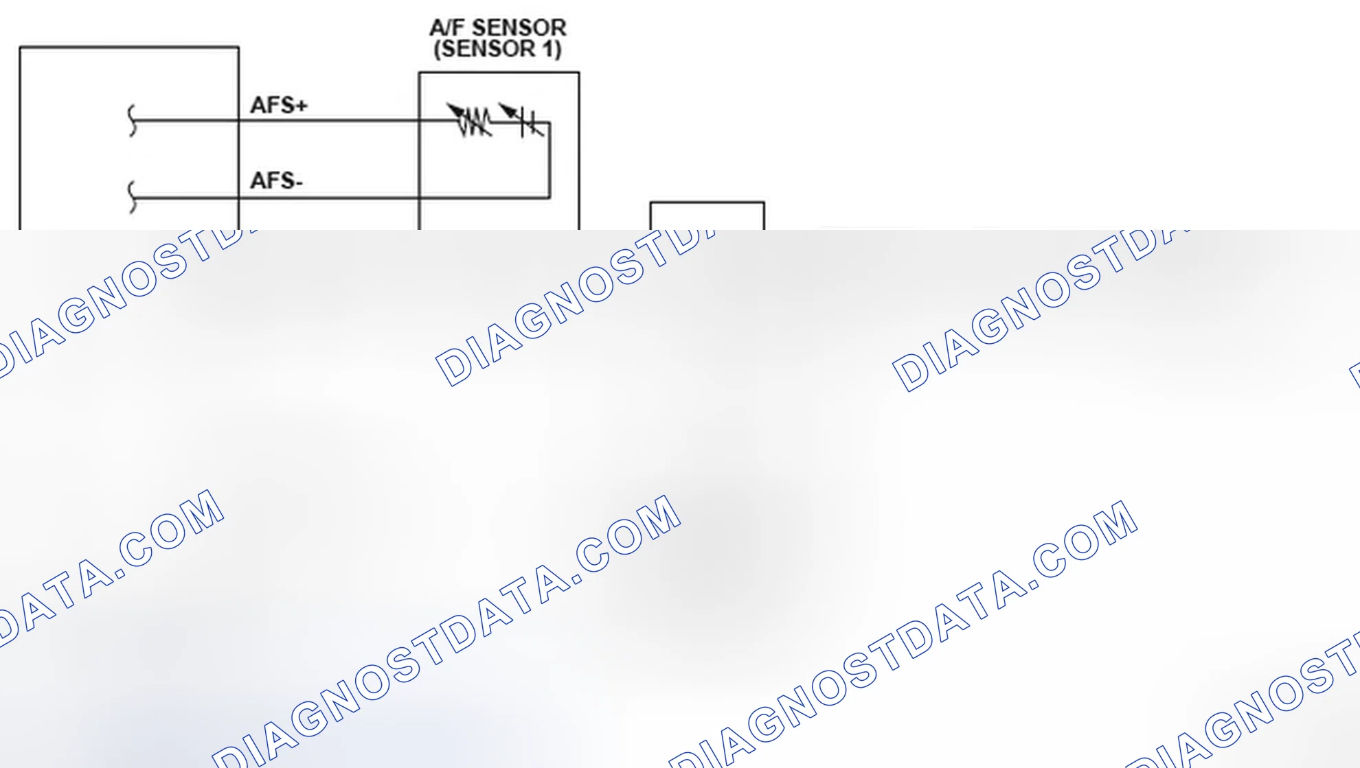 Scheme 44: Air/Fuel Ratio (A/F) Sensor 1 Heater Circuit Diagram