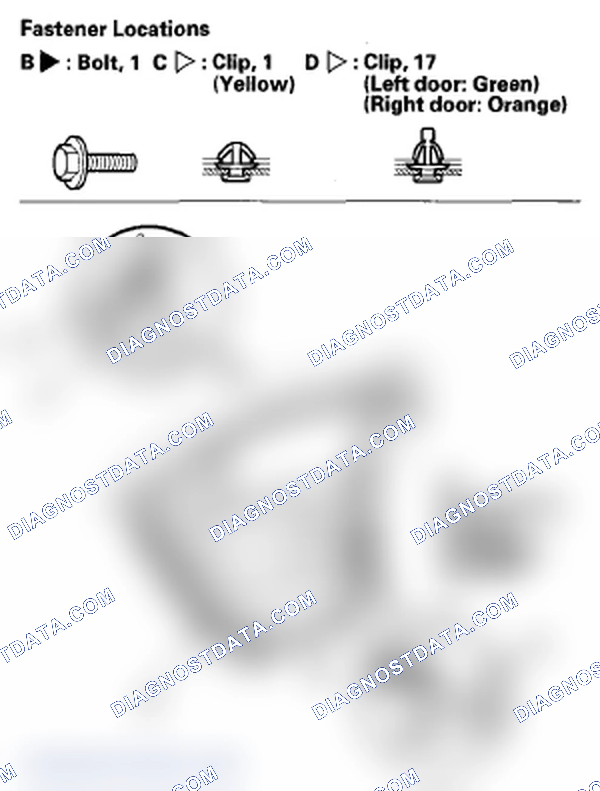 Scheme 76: Rear Door Weatherstrip Replacement